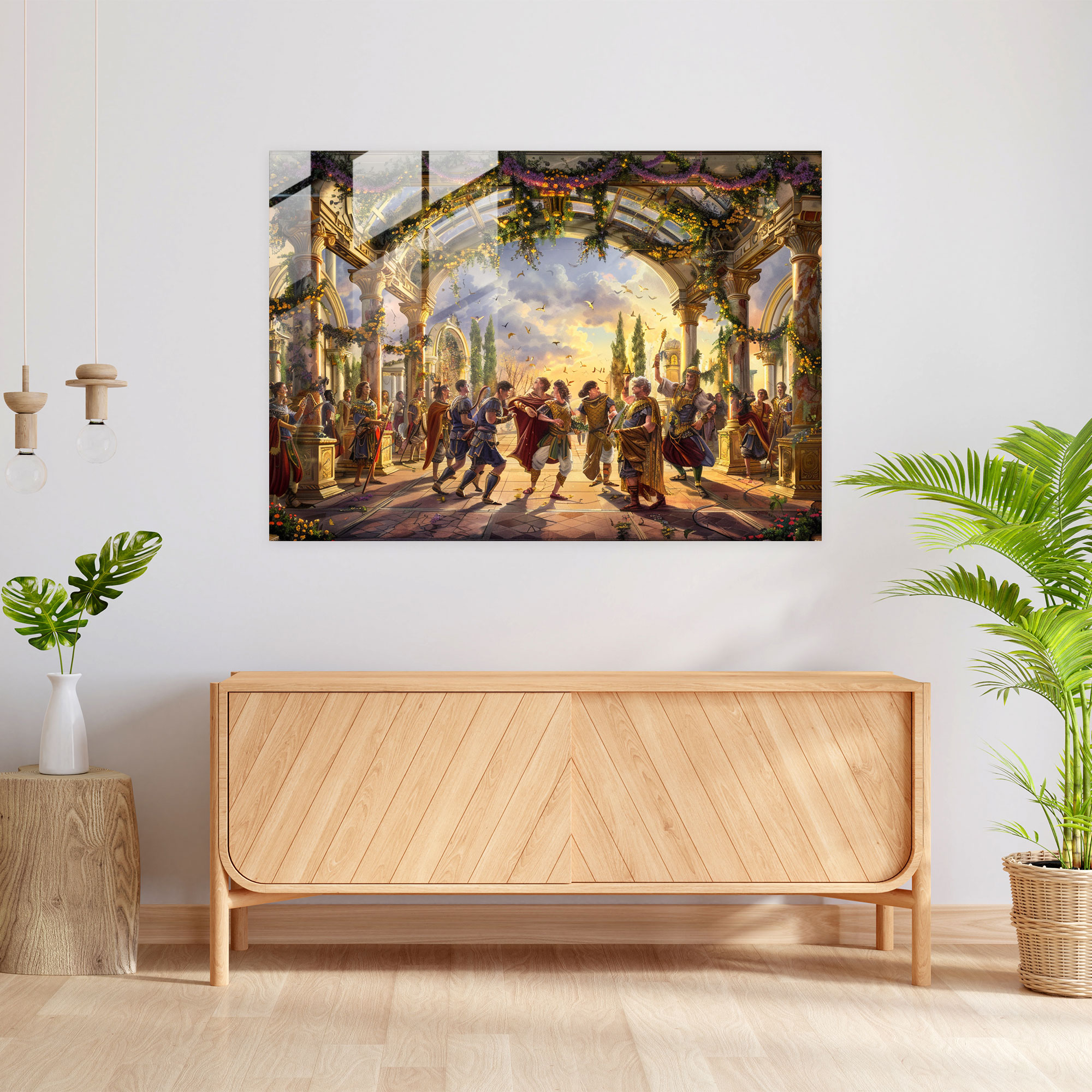 Neoklasik Cam Tablo Sanatı - Duvar Dekorasyonu ve Modern Sanat