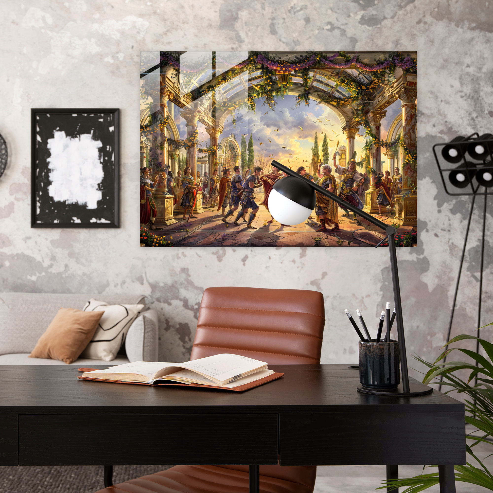 Neoklasik Cam Tablo Sanatı - Duvar Dekorasyonu ve Modern Sanat