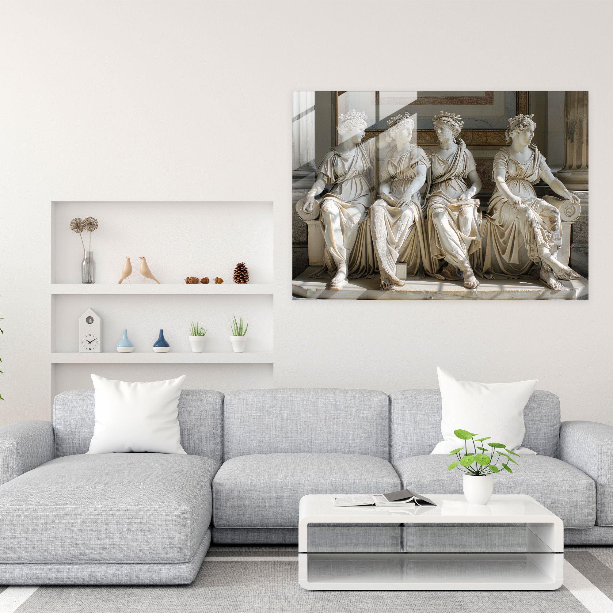 Neoklasik Cam Sanatı - Modern Sanat Cam Tablosu