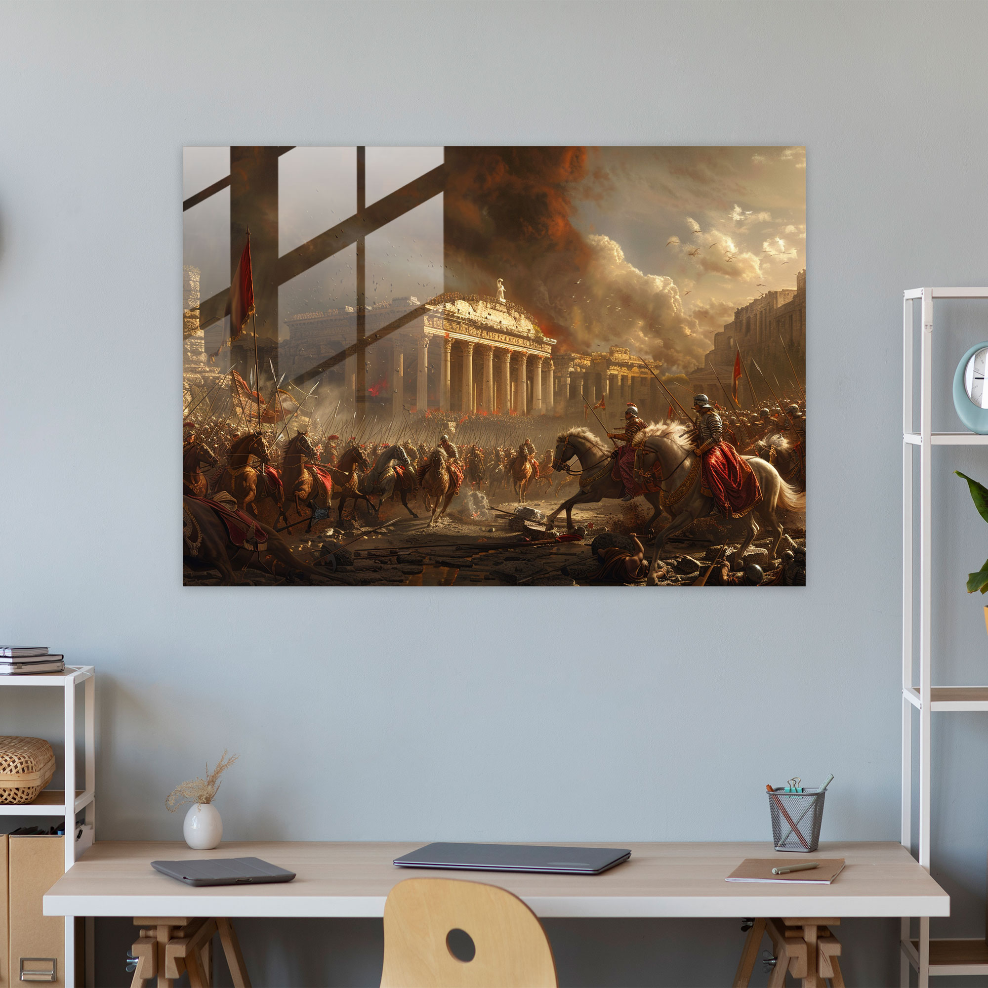 Neoklasik Cam Duvar Sanatı - Duvar Dekorasyonu Cam Sanatı Modern Sanat