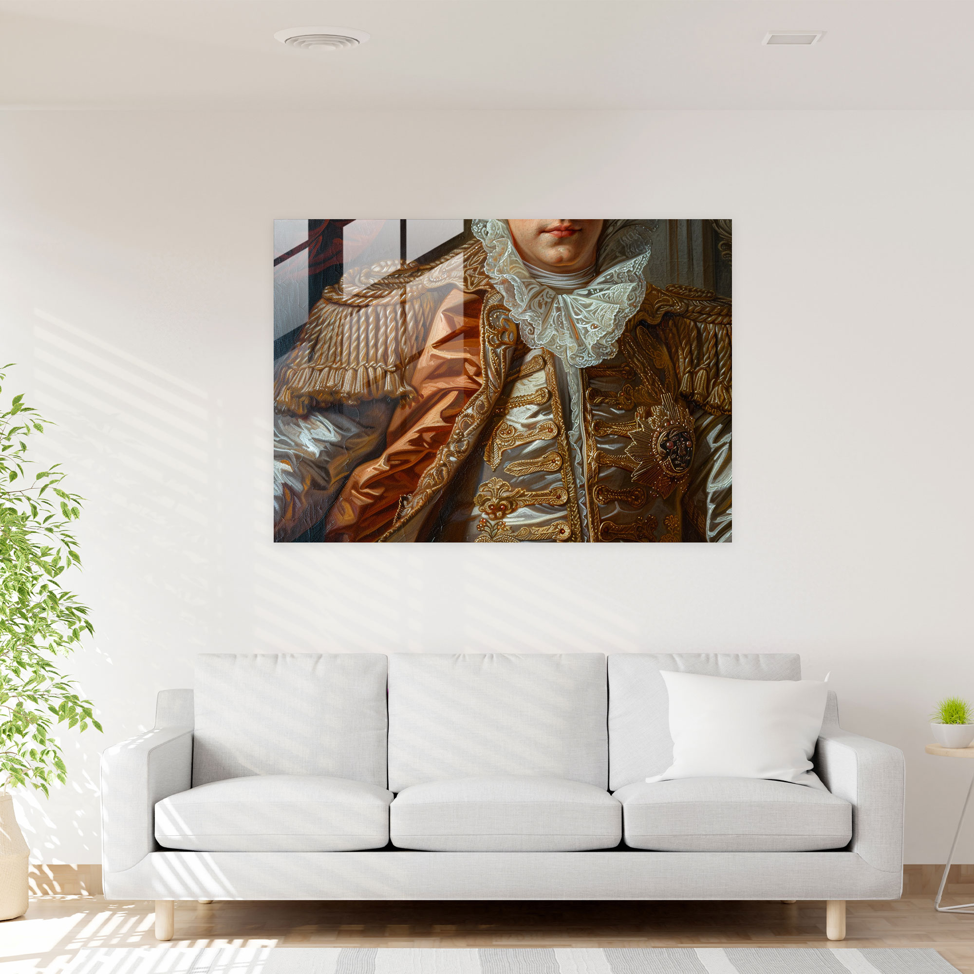 Neoklasik Cam Tablo Sanatı - Modern Sanat Cam Duvar Sanatı