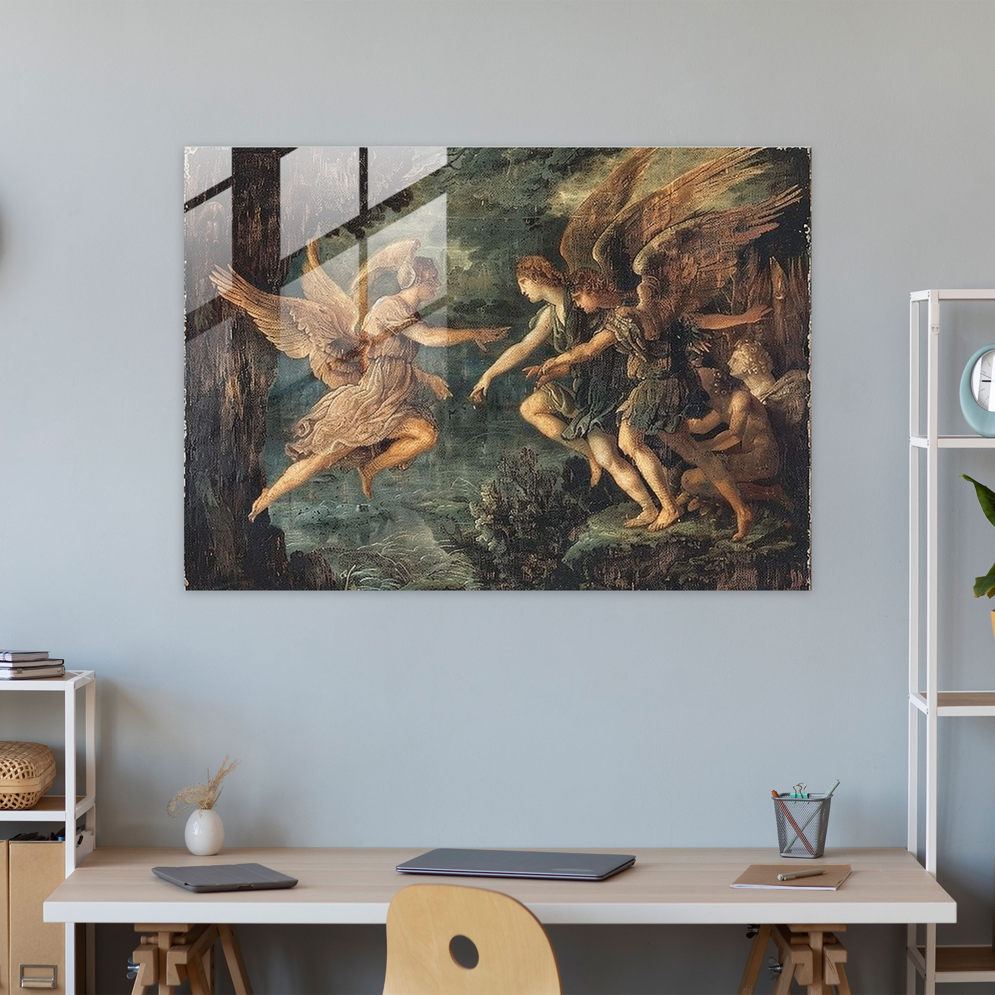 Neoklasik Duvar Dekorasyonu - Kanvas Tablo Modern Sanat Ev Dekorasyonu