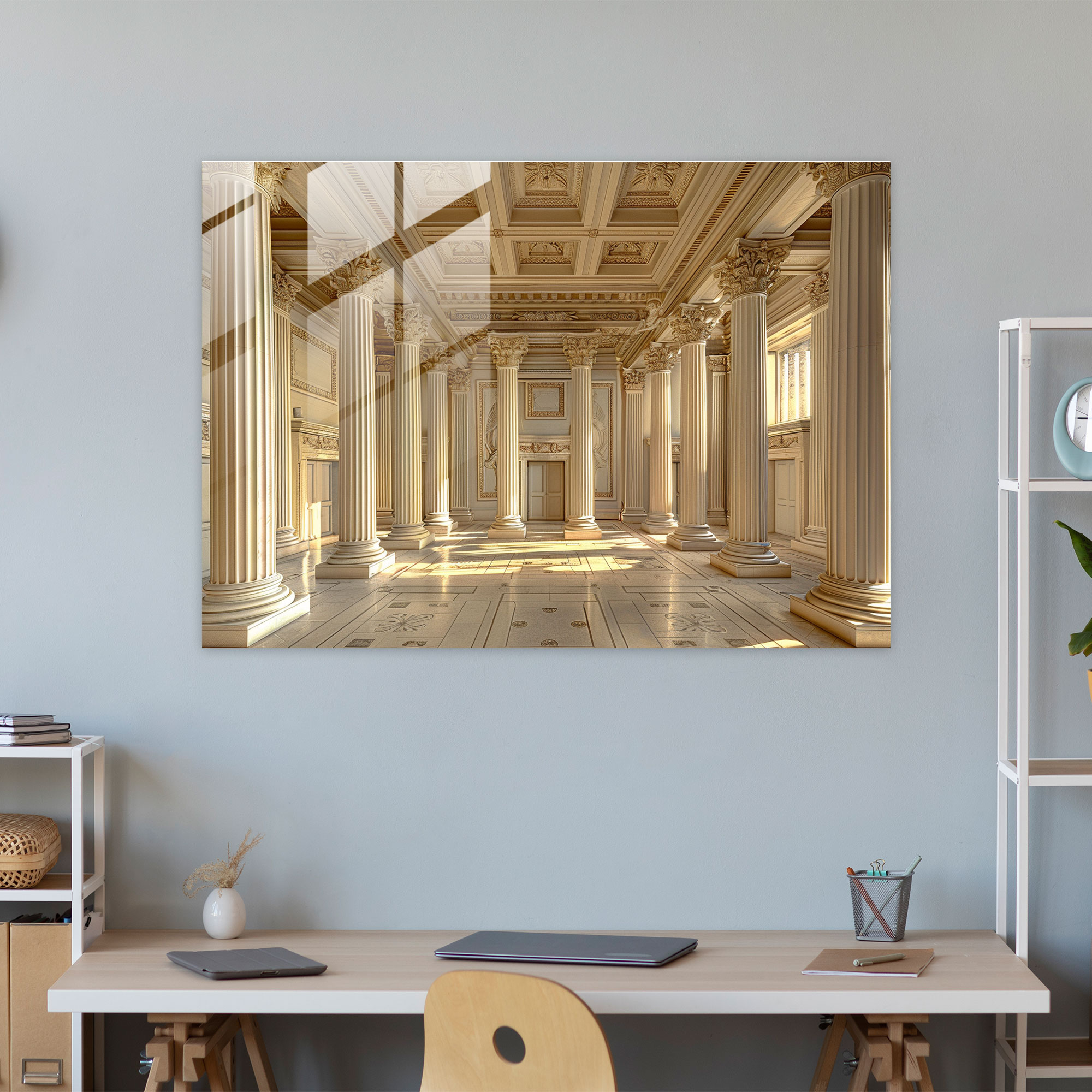Neoklasik Modern Sanat - Cam Tablo Modern Sanat Neoklasik Tasarım