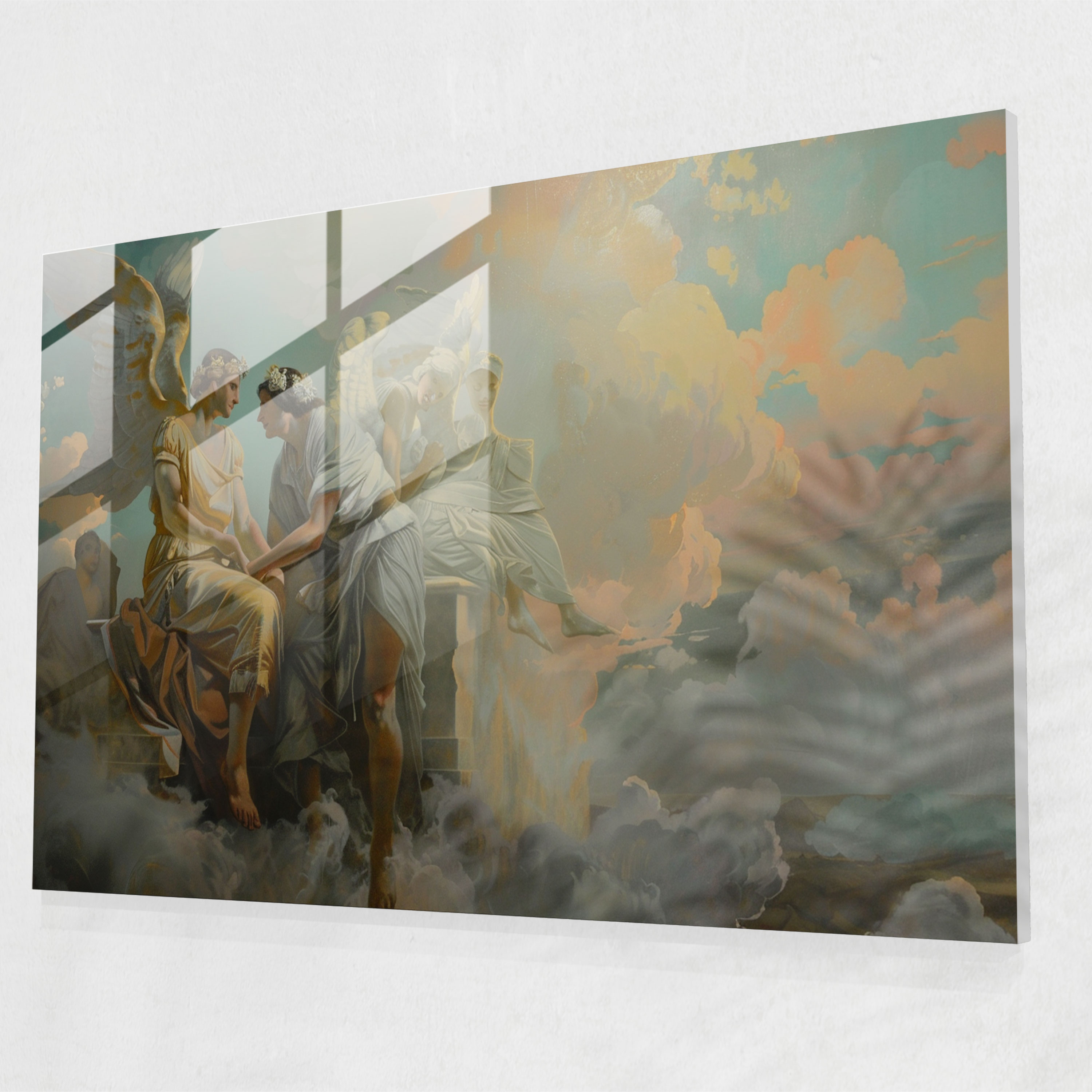 Neoklasizm Modern Sanat - Duvar Dekorasyonu Ev Dekorasyonu için Neoklasizm