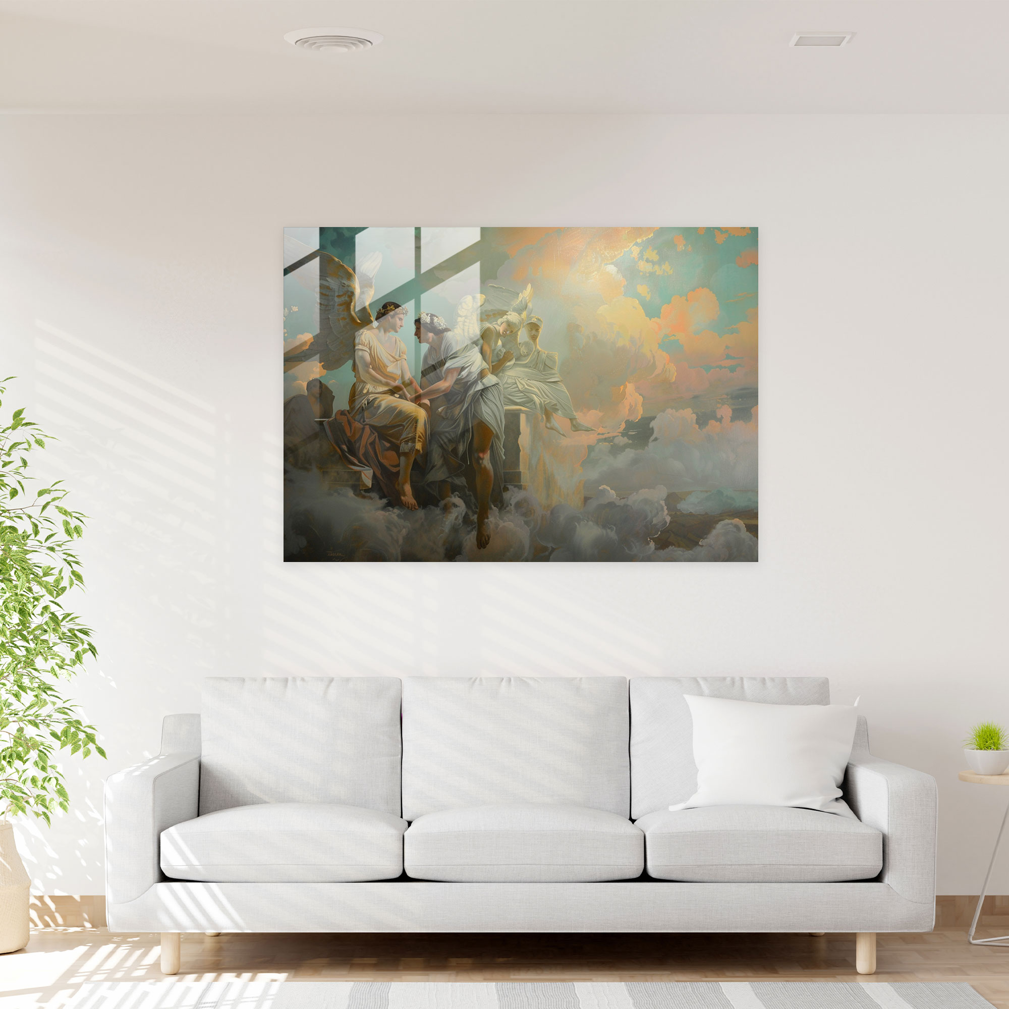 Neoklasizm Modern Sanat - Duvar Dekorasyonu Ev Dekorasyonu için Neoklasizm