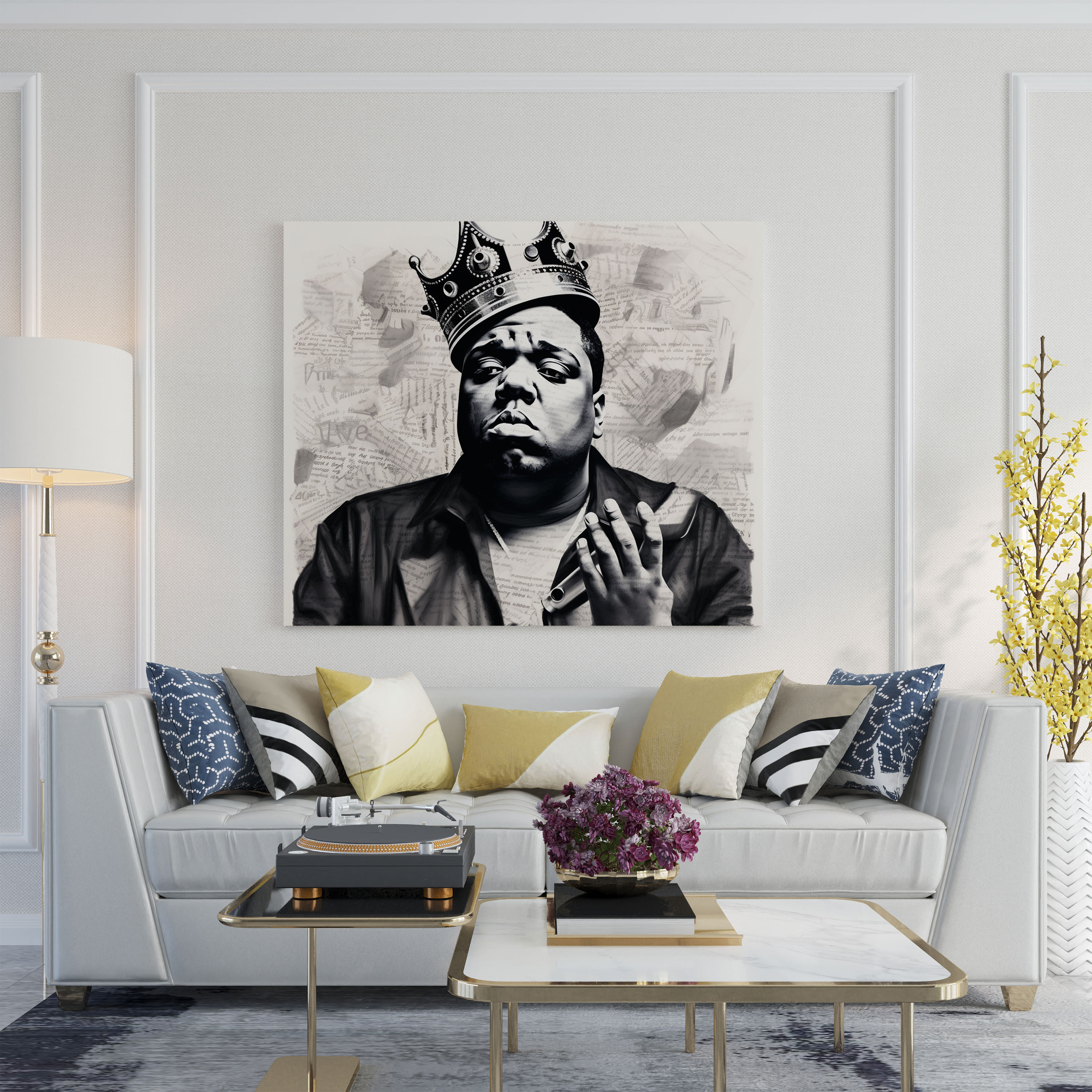 Notorious Big Canvas Print - Notorious Big, Wall Art, Canvas Wall Art, Wall Decoration