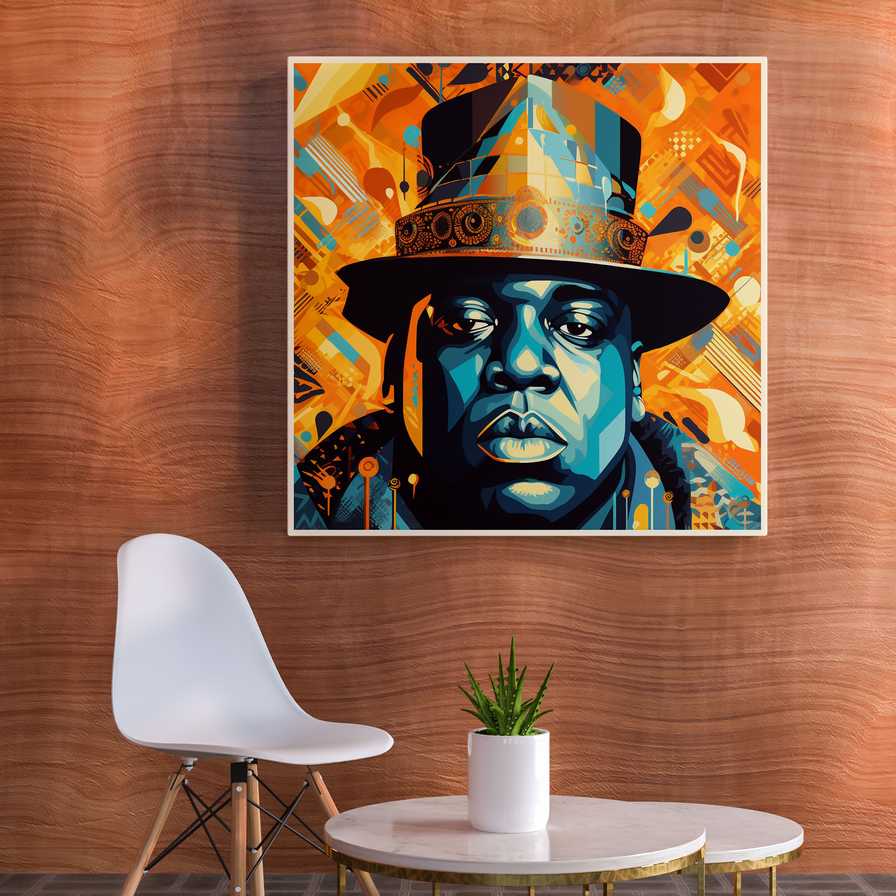 Notorious Big Wall Art - Notorious Big, Vibrant Colors, Notorious Big Wall Art, Canvas Print
