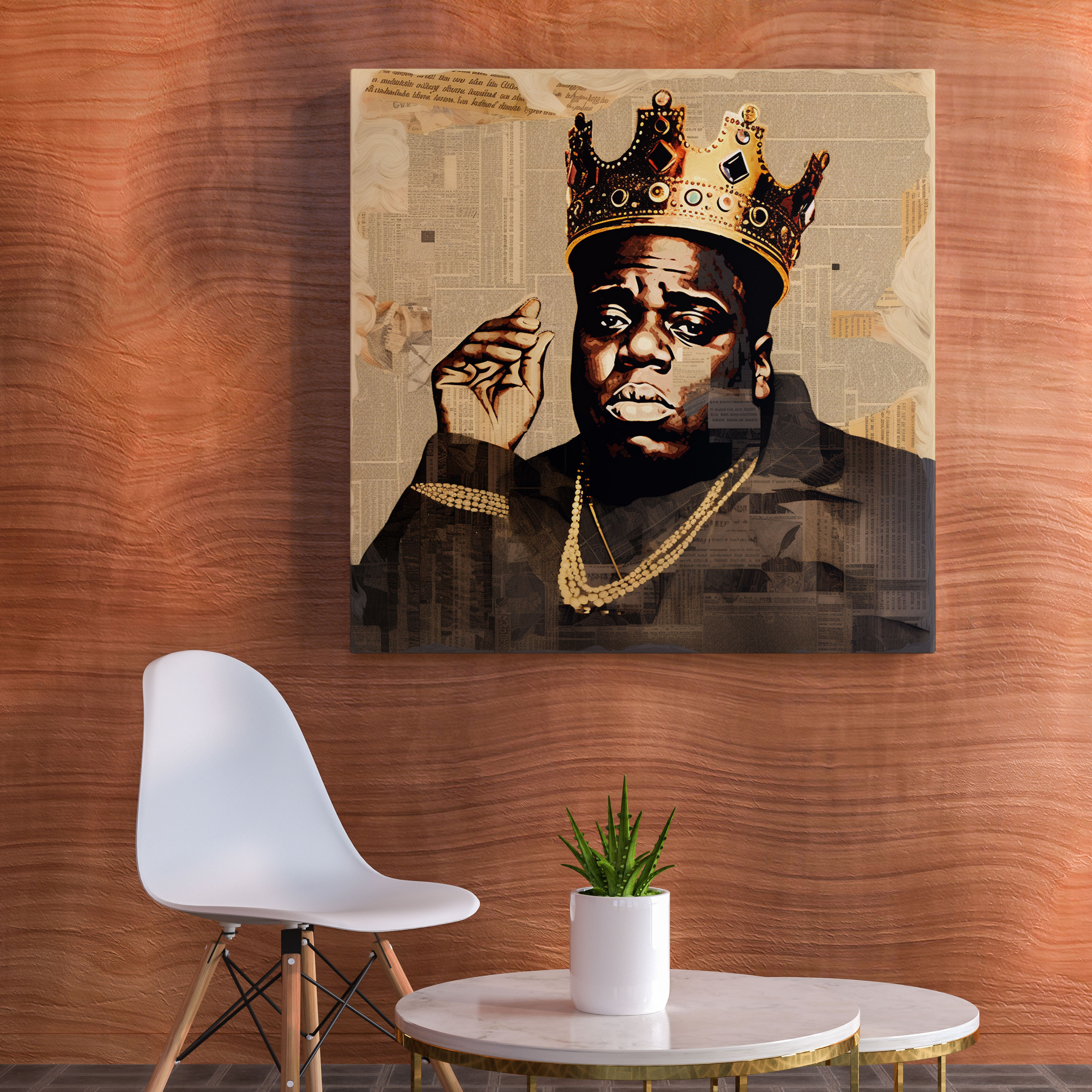 Leinwandbild Notorious Big - Albumcover Wanddekoration Leinwandkunst