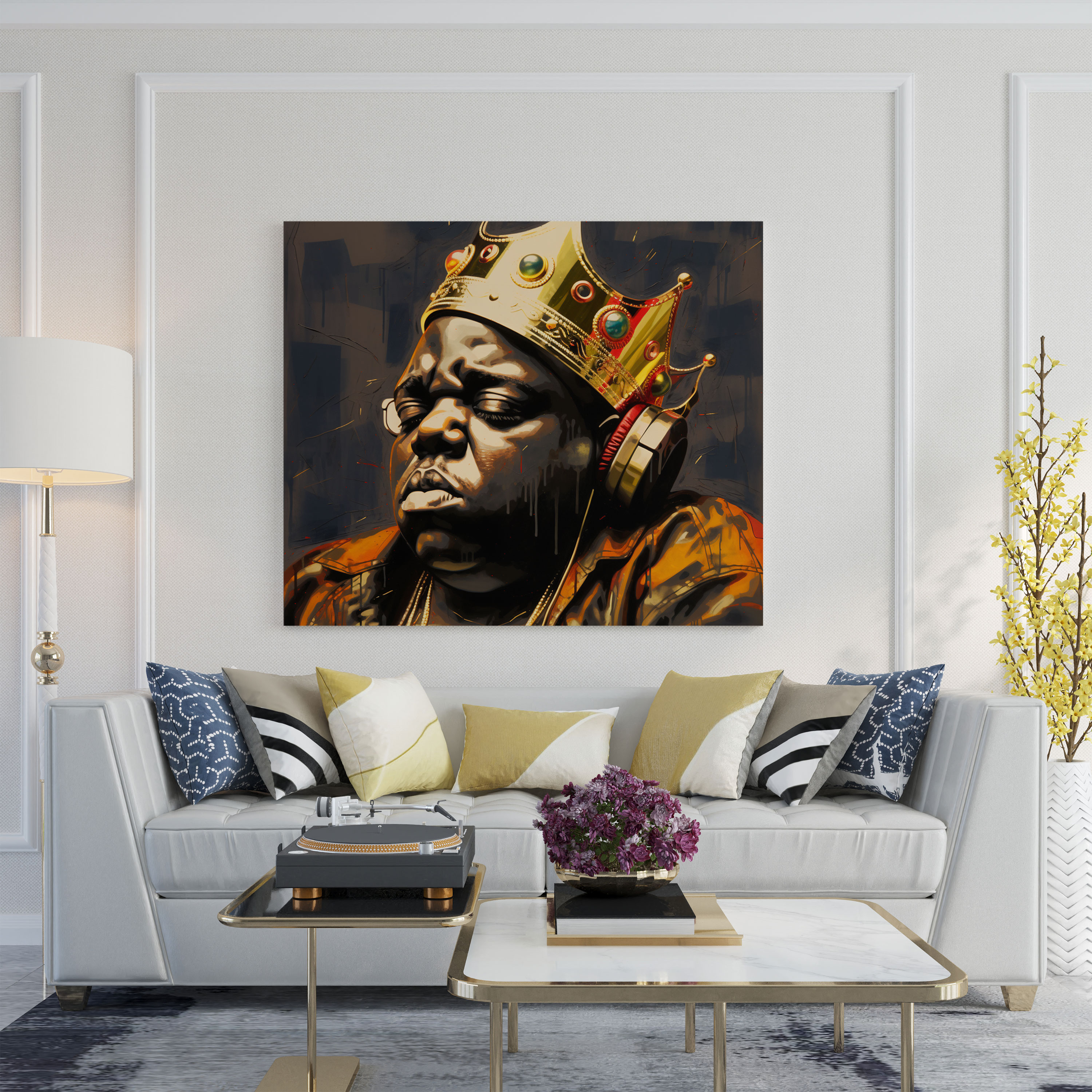 Notorious Big Canvas Print - Notorious Big, Canvas Wall Art, Wall Art, Music Enthusiast