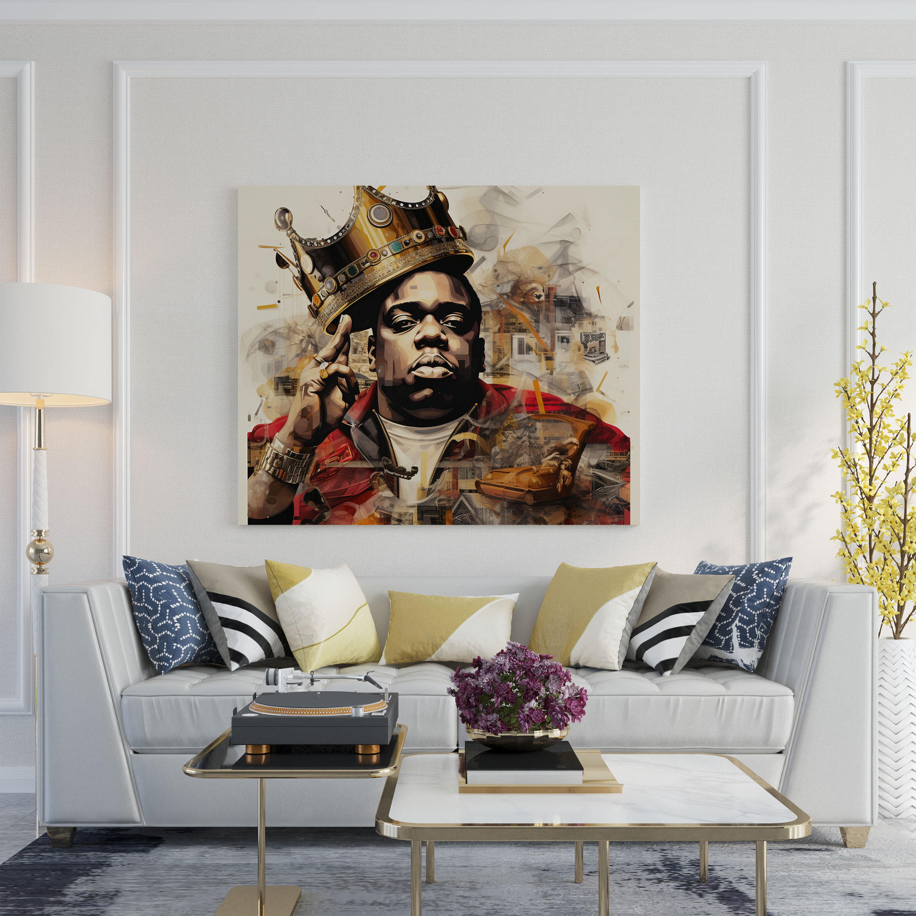 Notorious Big Collage Canvas Print - Notorious Big, Legacy, Notorious Big, Canvas Print