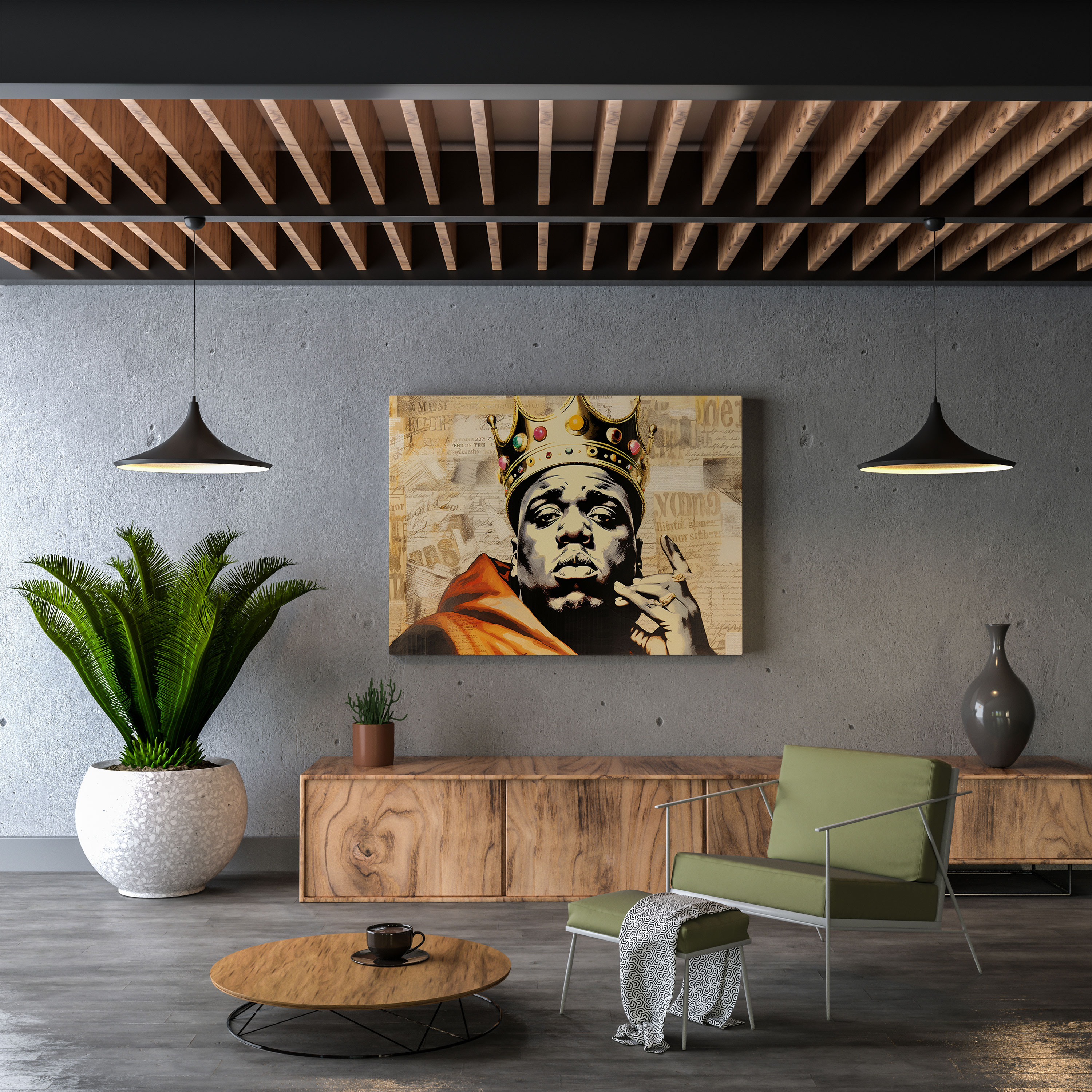 Notorious Big Wall Decoration - Notorious Big, Home Decoration, Wall Decoration, Nostalgic