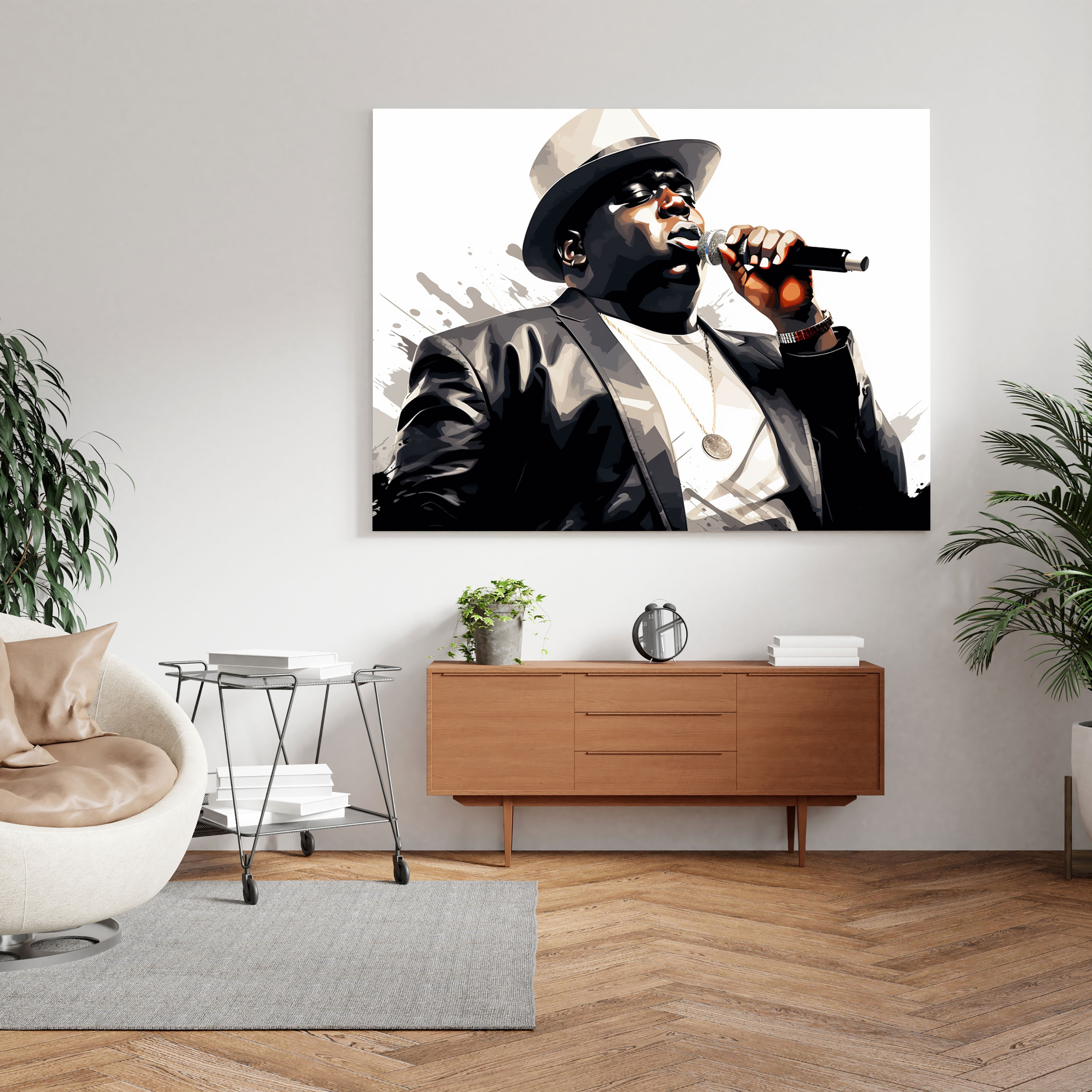 Notorious Big Canvas Print - Notorious Big, Canvas Wall Art, Wall Decoration, Hip Hop Art