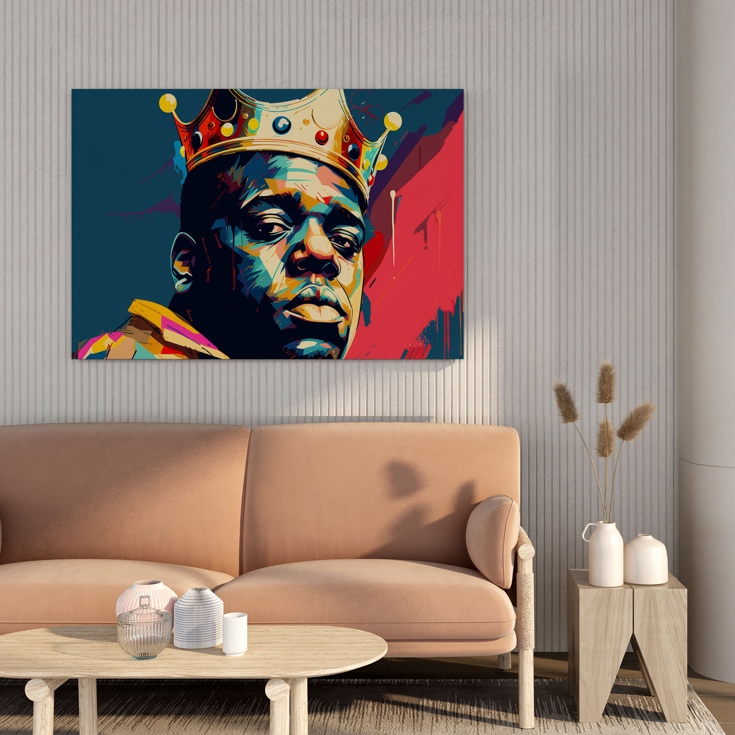 Notorious Big Kanvas Tablo - Müzik Ikona Duvar Sanatı Notorious Big