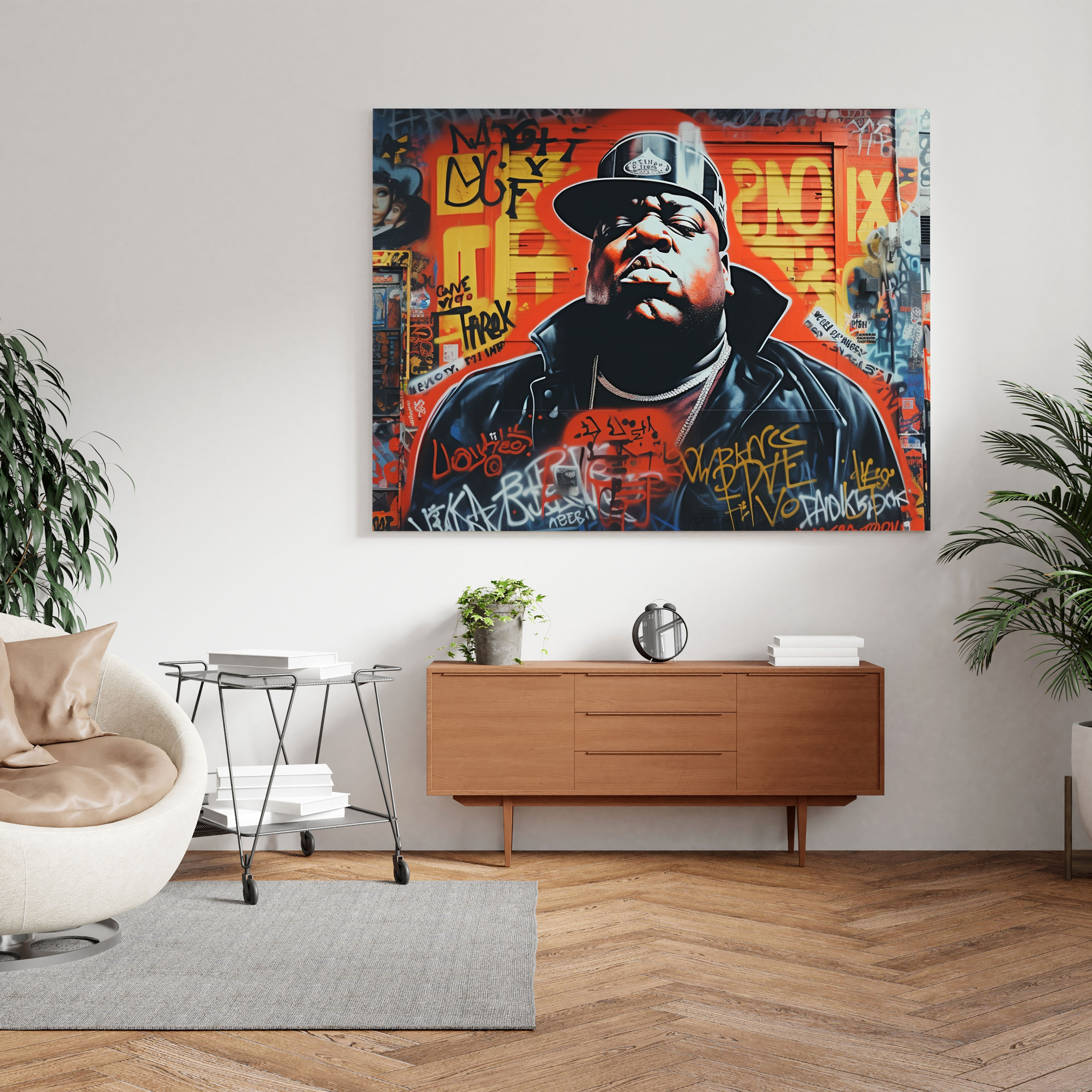 Notorious Big Wall Art - Notorious Big, Wall Decoration, Wall Art, Urban Style