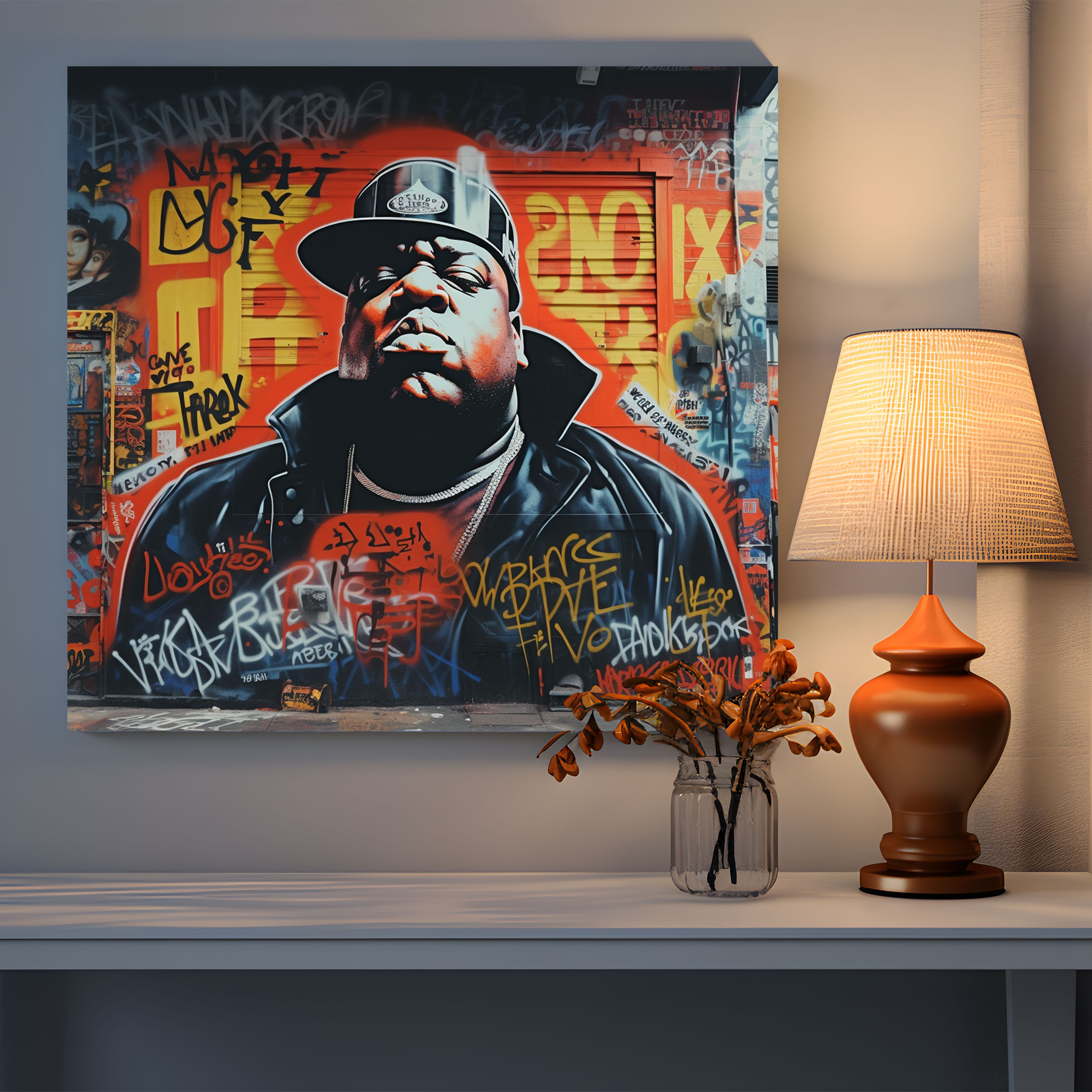 Notorious Big Wall Art - Notorious Big, Wall Decoration, Wall Art, Urban Style
