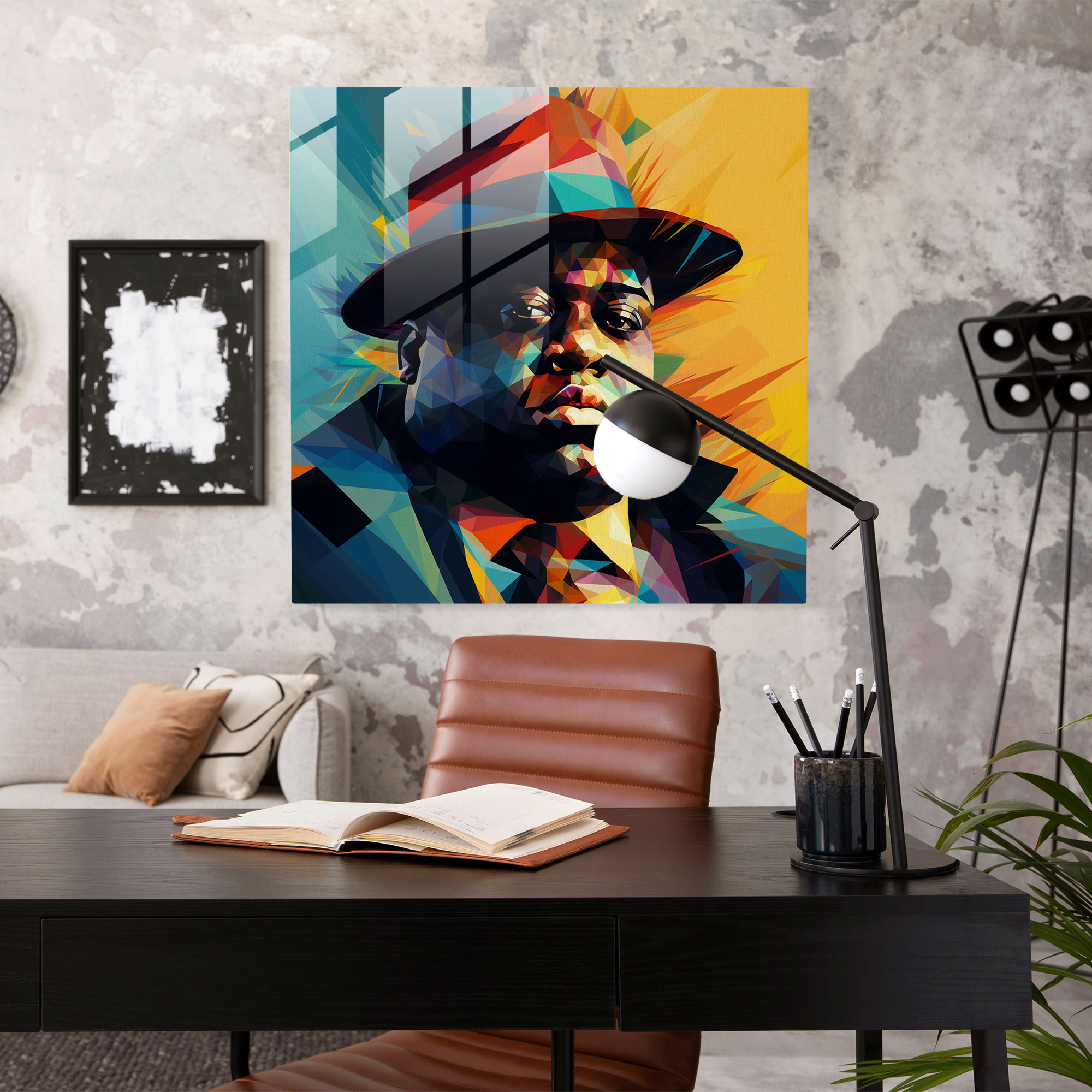 Notorious Big Modern Sanat Kanvas Tablo - Cesur Renkler ve Ev Dekorasyonu İçin