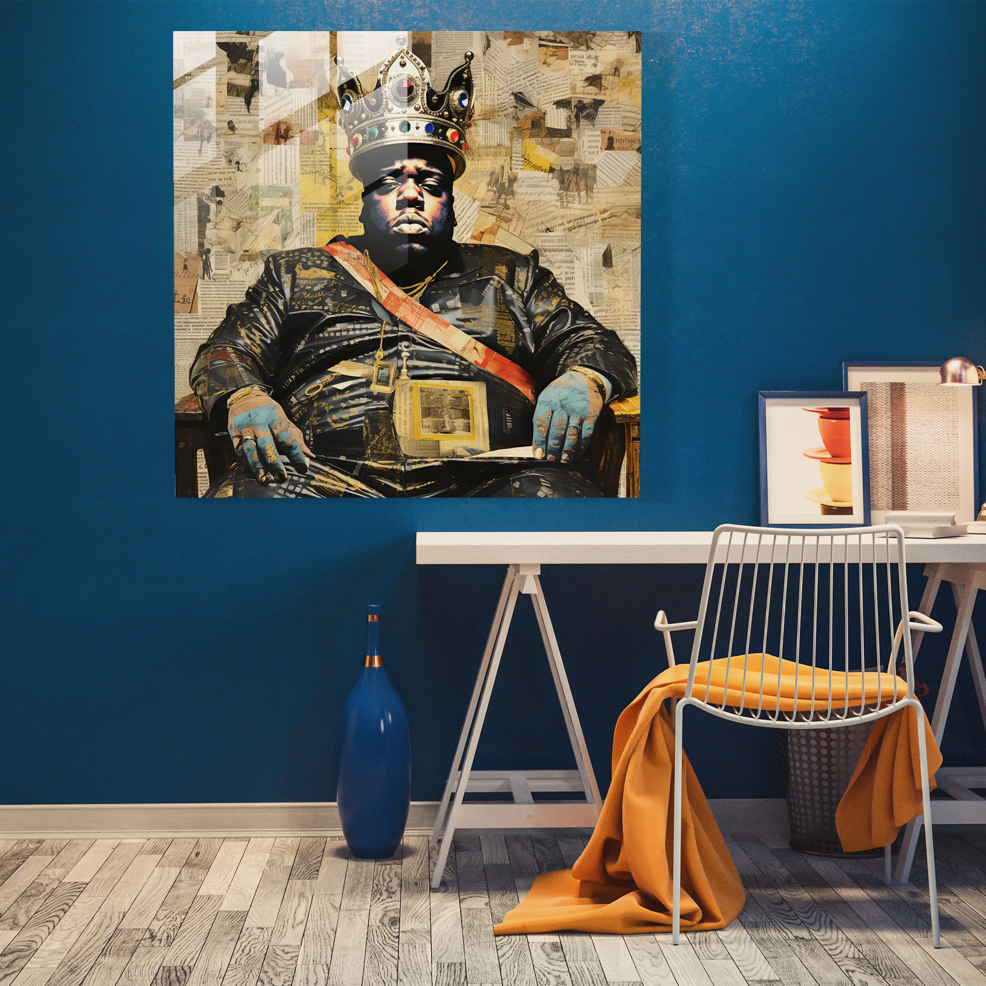Notorious Big Glass Print - Notorious Big, Glass Print, Home Decoration, Album Covers