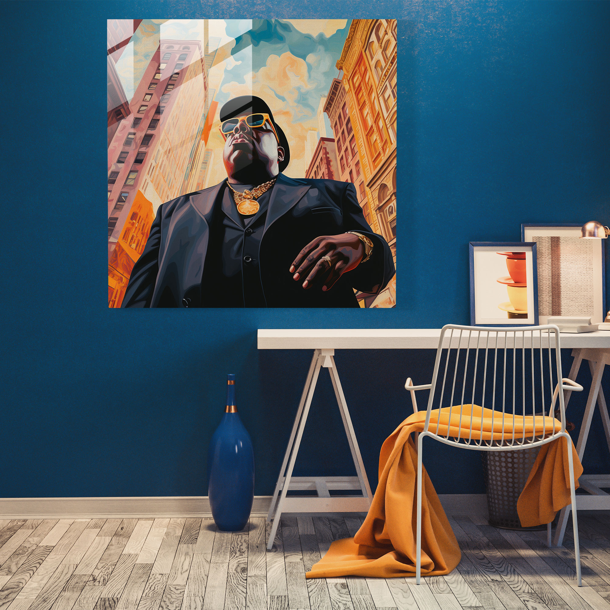 Notorious Big Home Decoration - Notorious Big, Mural-Inspired Artwork, Notorious Big, Home Decoration