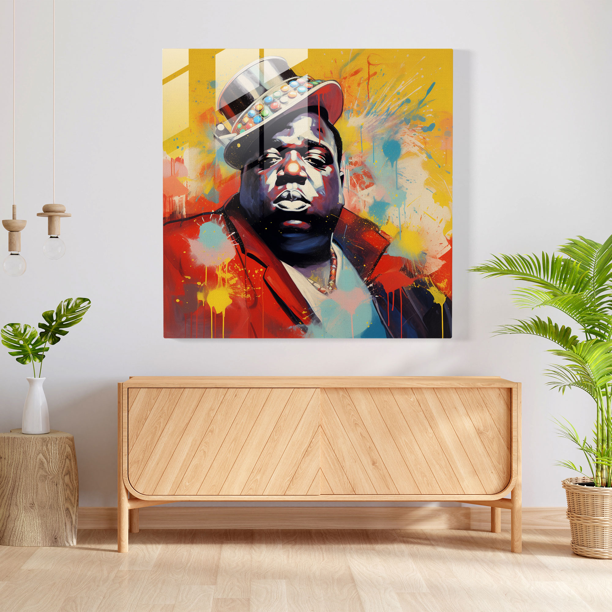 Notorious Big Wall Decoration Art - Notorious Big, Home Decoration, Street Art Icon, Modern Art