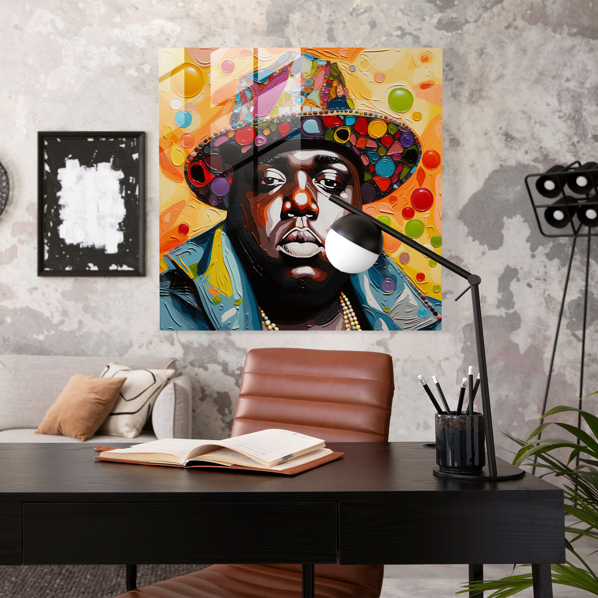 Notorious B.i.g. Wall Decoration - Notorious Big, Modern Art, Glass Art, Pop Art