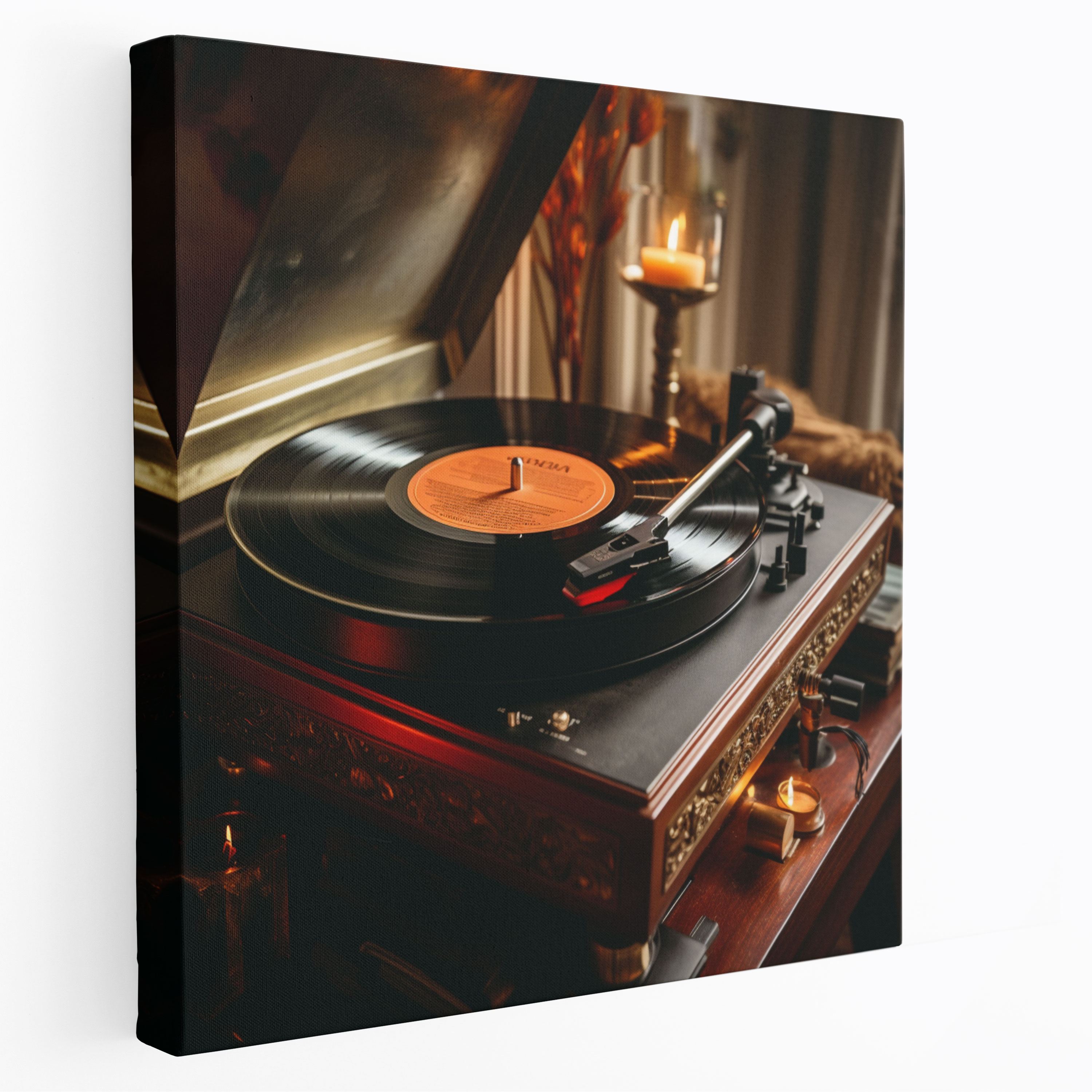 Nostalgia Wall Art - Retro Record Player - Nostalgia, Record Player, Canvas Wall Art, Retro