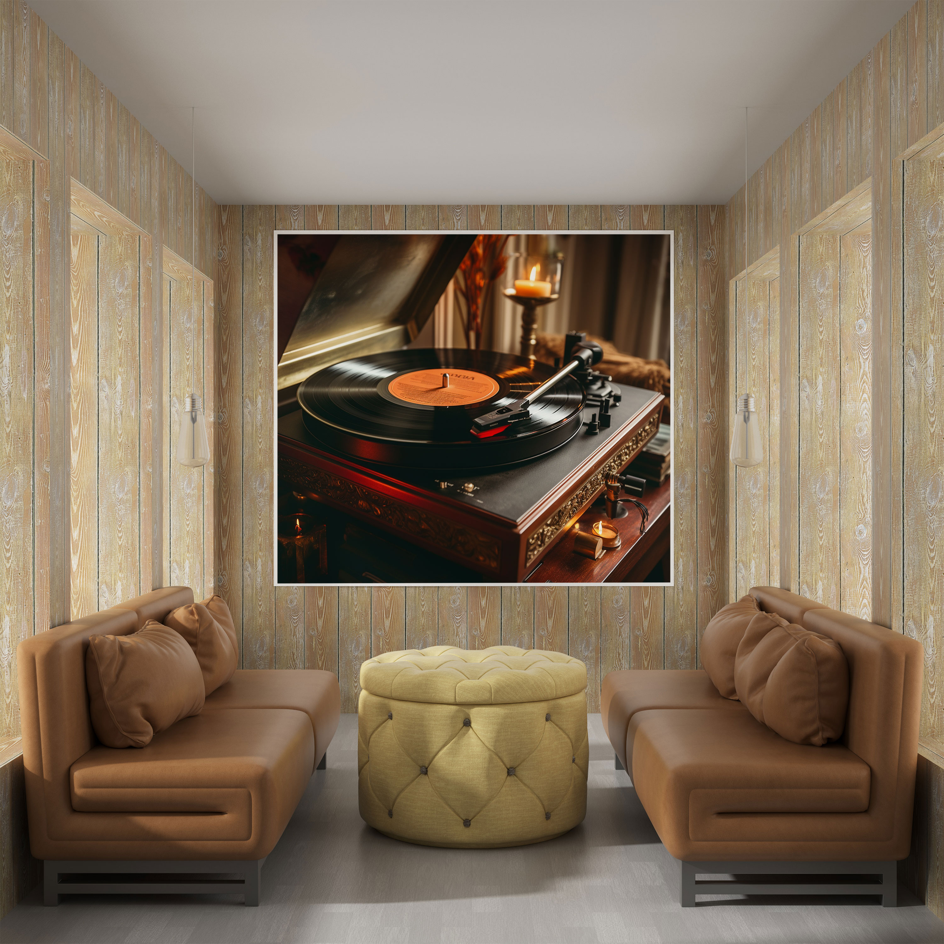 Nostalgia Wall Art - Retro Record Player - Nostalgia, Record Player, Canvas Wall Art, Retro