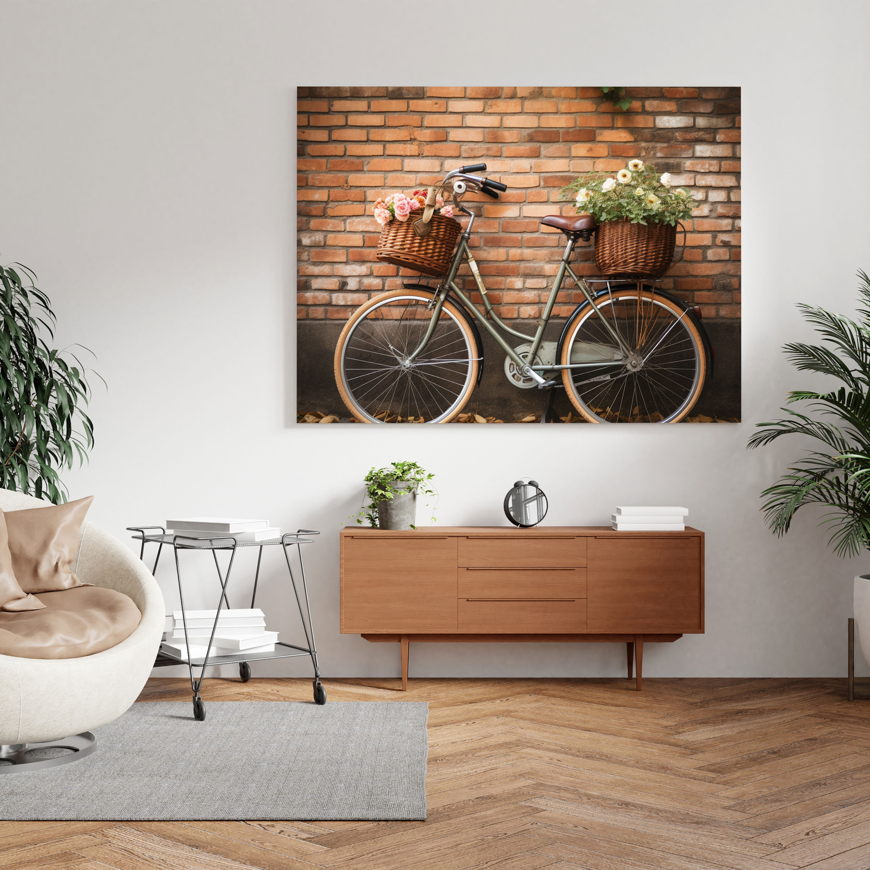 Nostalgia Canvas Print - Old-Fashioned Bicycle - Nostalgia, Nostalgia, Old-Fashioned Bicycle, Wall Art