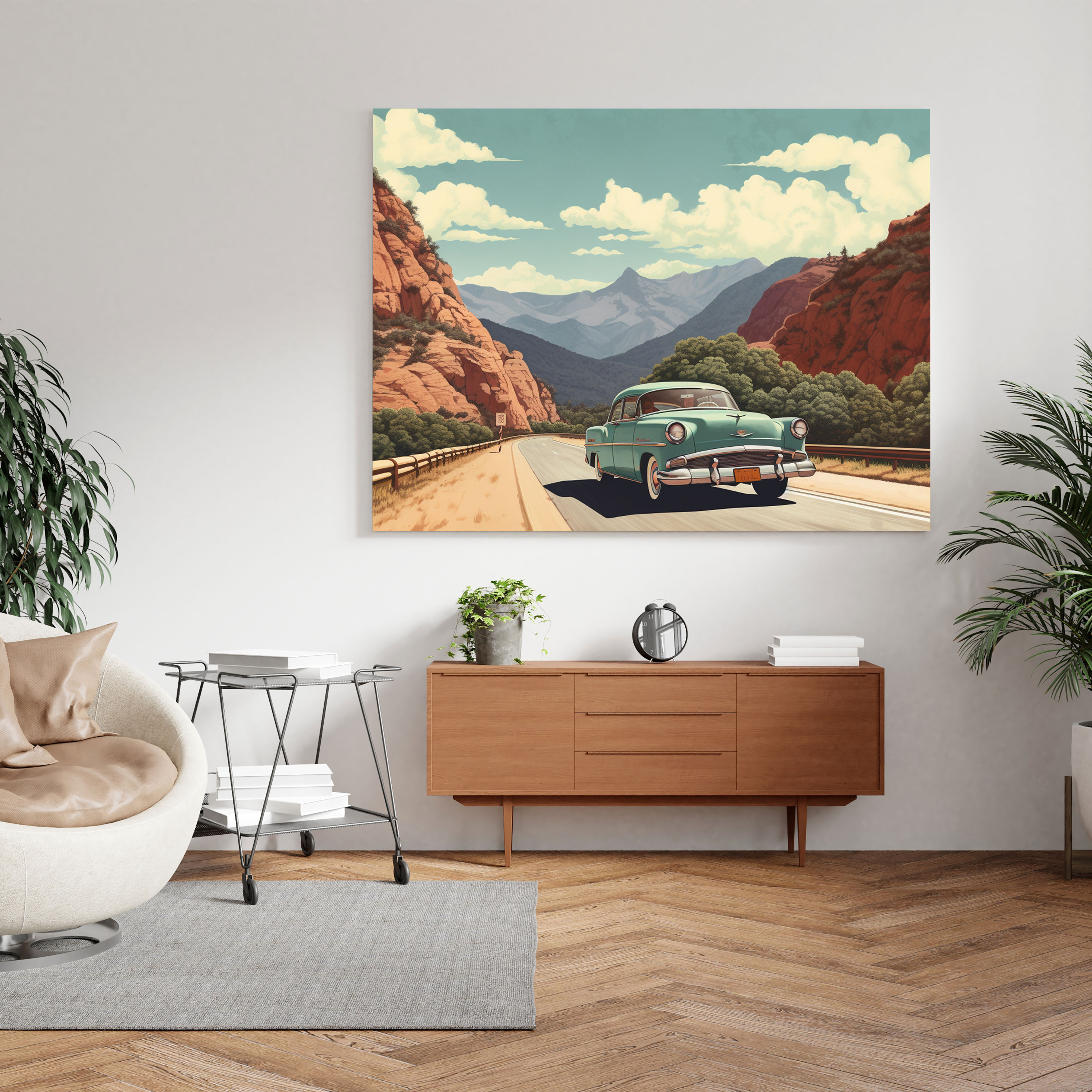 Nostalgic Road Trip Canvas Print - Nostalgia, Canvas Print, Wanderlust, Nostalgia