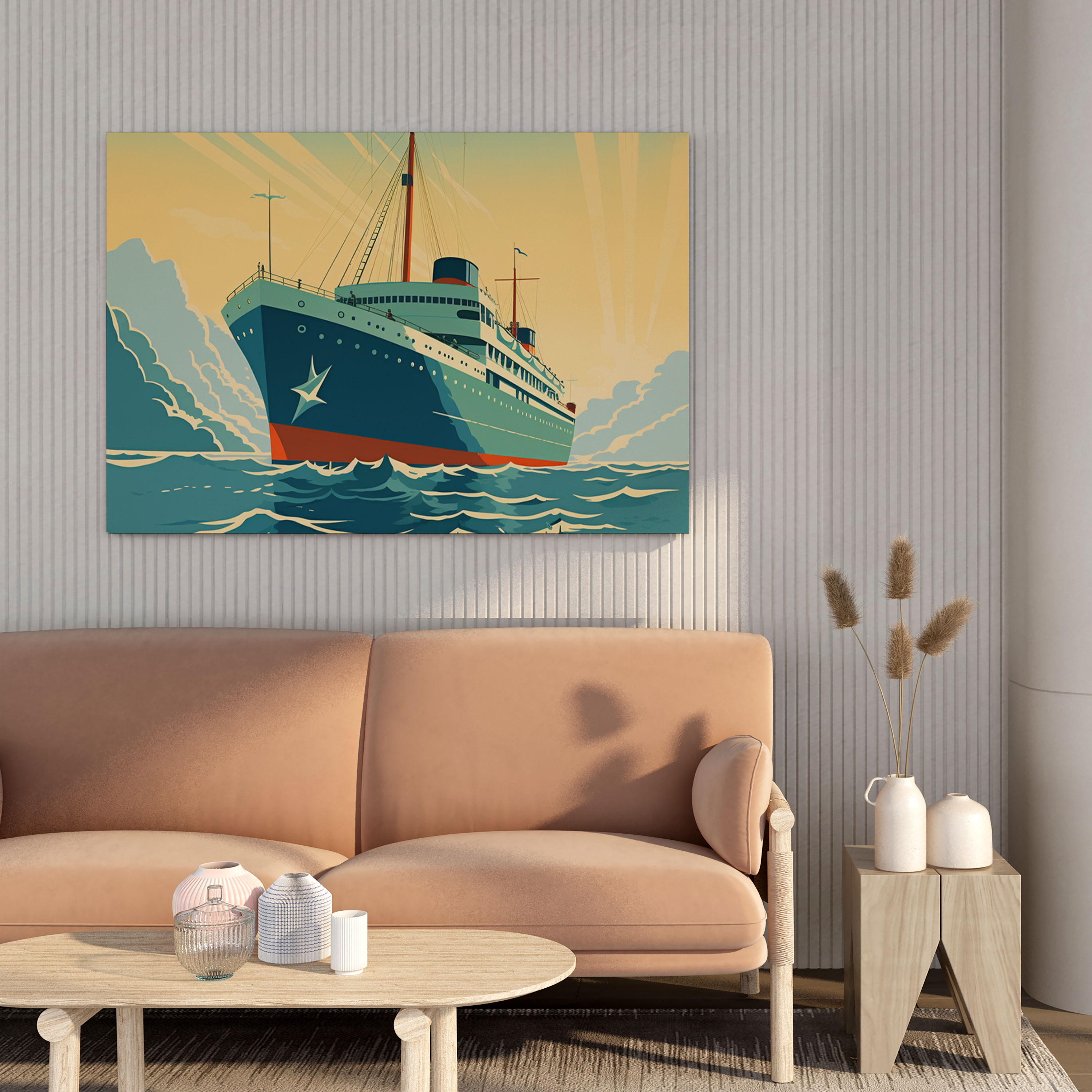 Nostalgic Cruise Ship Canvas Print - Nostalgia, Canvas Print, Epic Voyages, Canvas