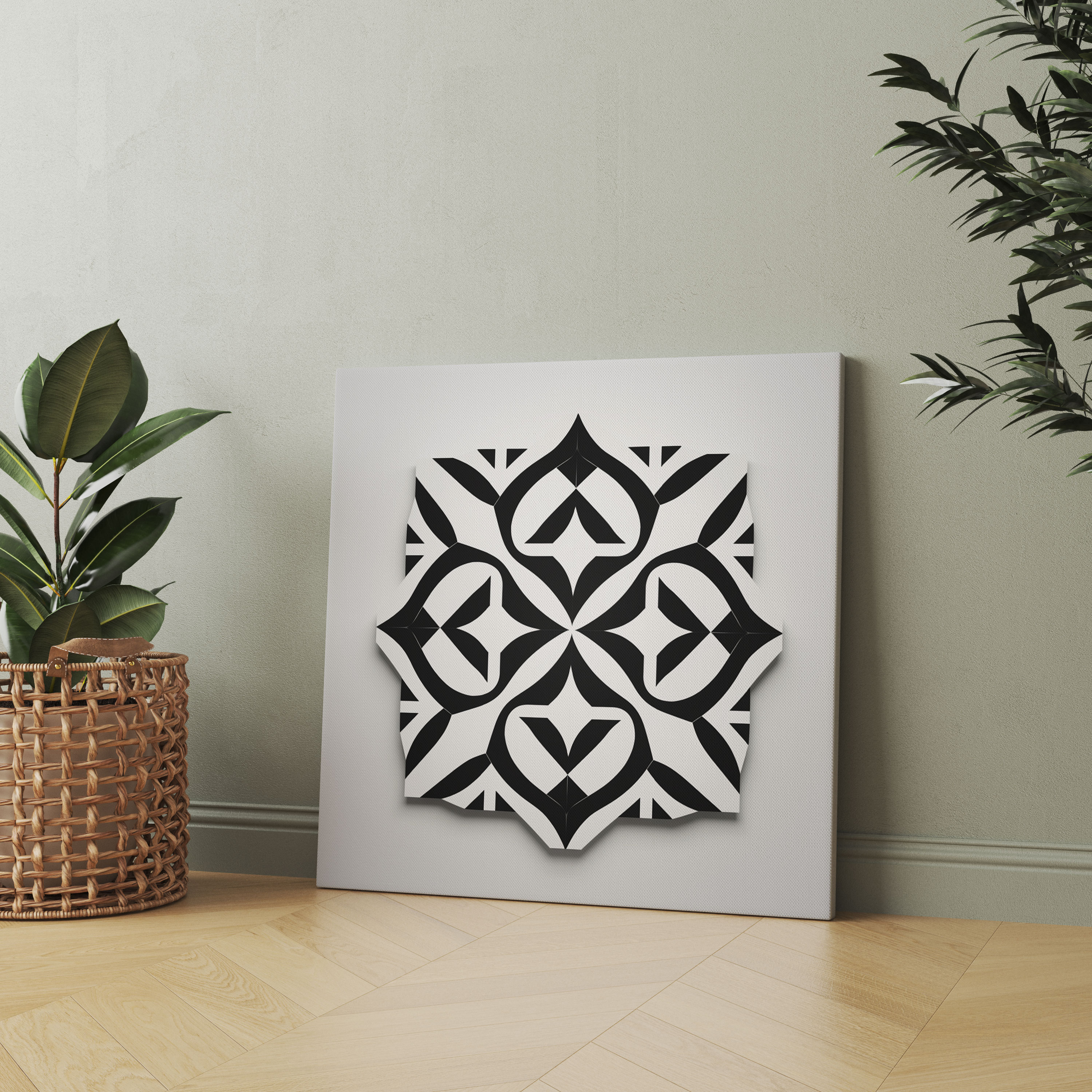 Nursery Wall Decoration: Geometric Symmetry - Nursery, Wall Decoration, Home Decoration, Wall Art