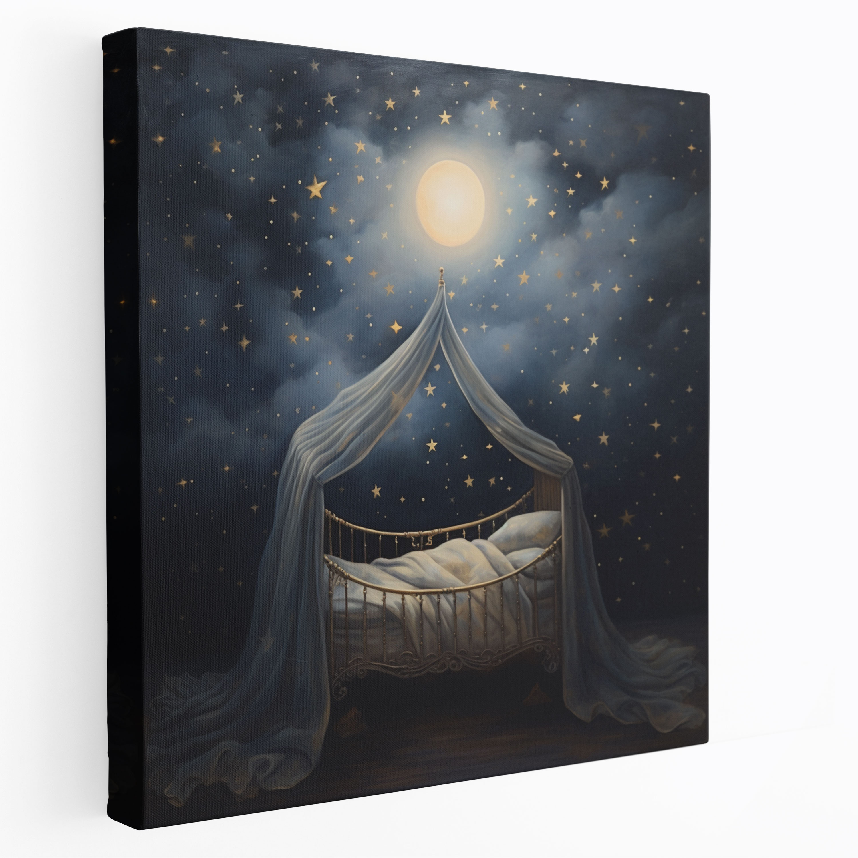 Nursery Dreamy Oil Painting Wall Decoration - Nursery, Wall Art, Canvas Wall Art, Nursery