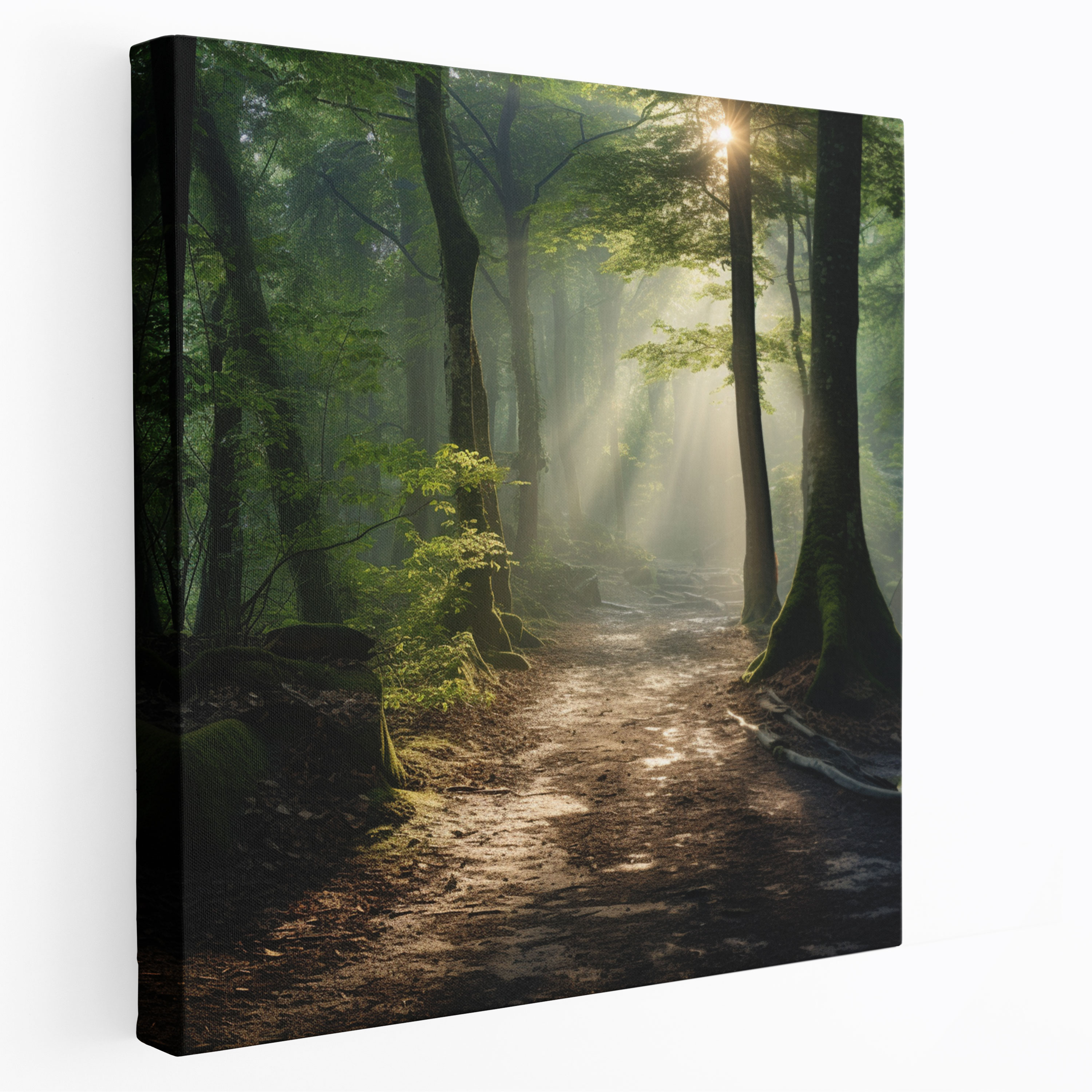 Nursery Forest Canvas Print - Nursery, Canvas, Canvas Print, Serene Forest Landscape