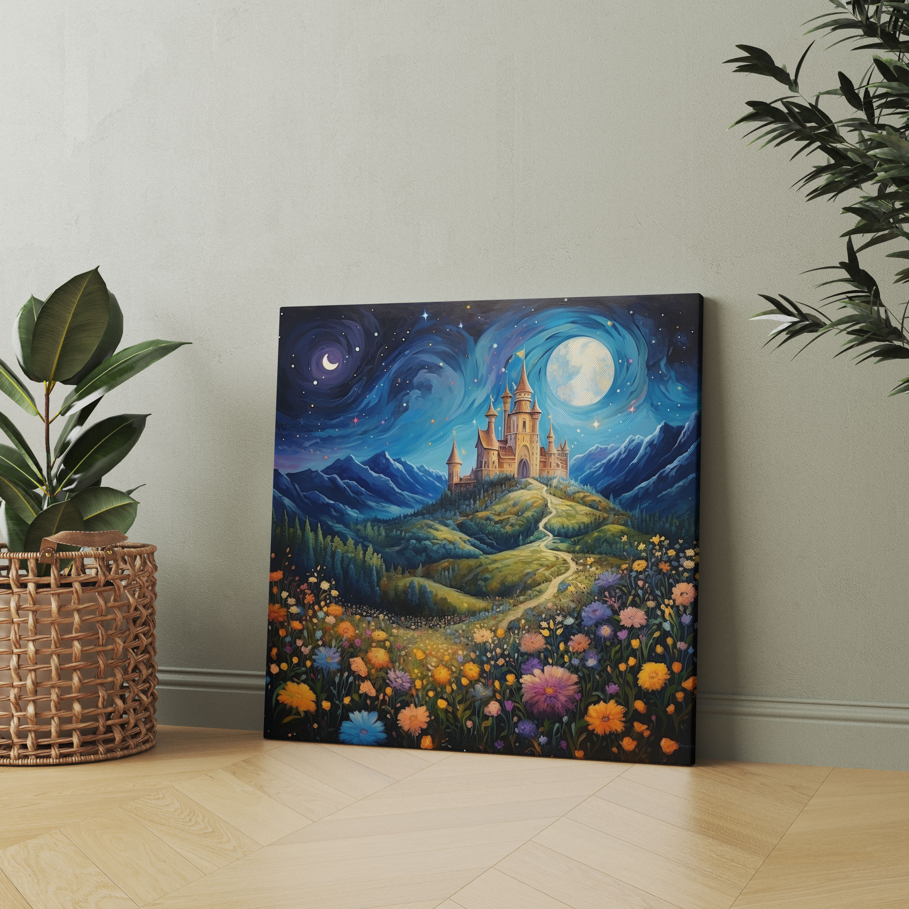 Nursery Fairytale Canvas Print - Nursery, Canvas Wall Art, Home Decoration, Canvas