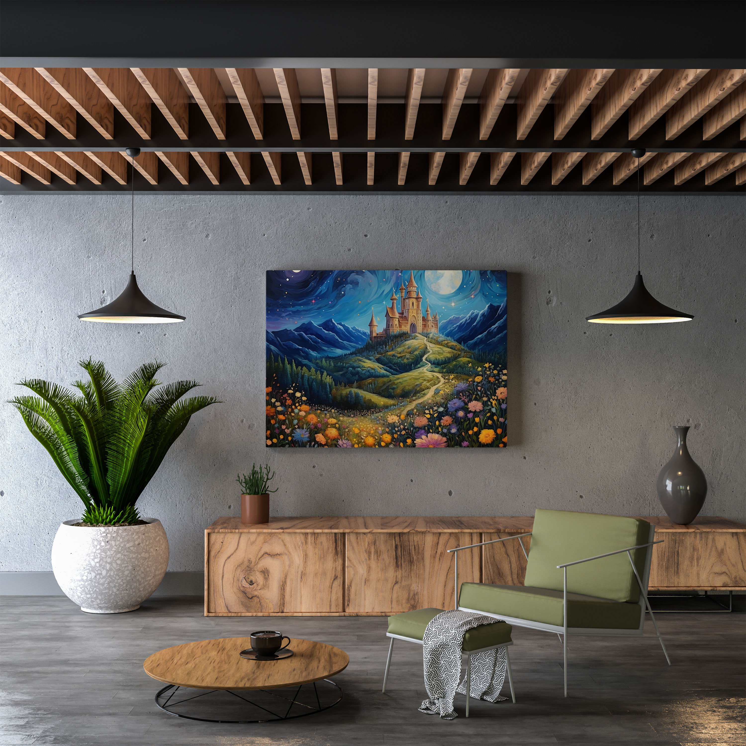Nursery Fairytale Canvas Print - Nursery, Canvas Wall Art, Home Decoration, Canvas