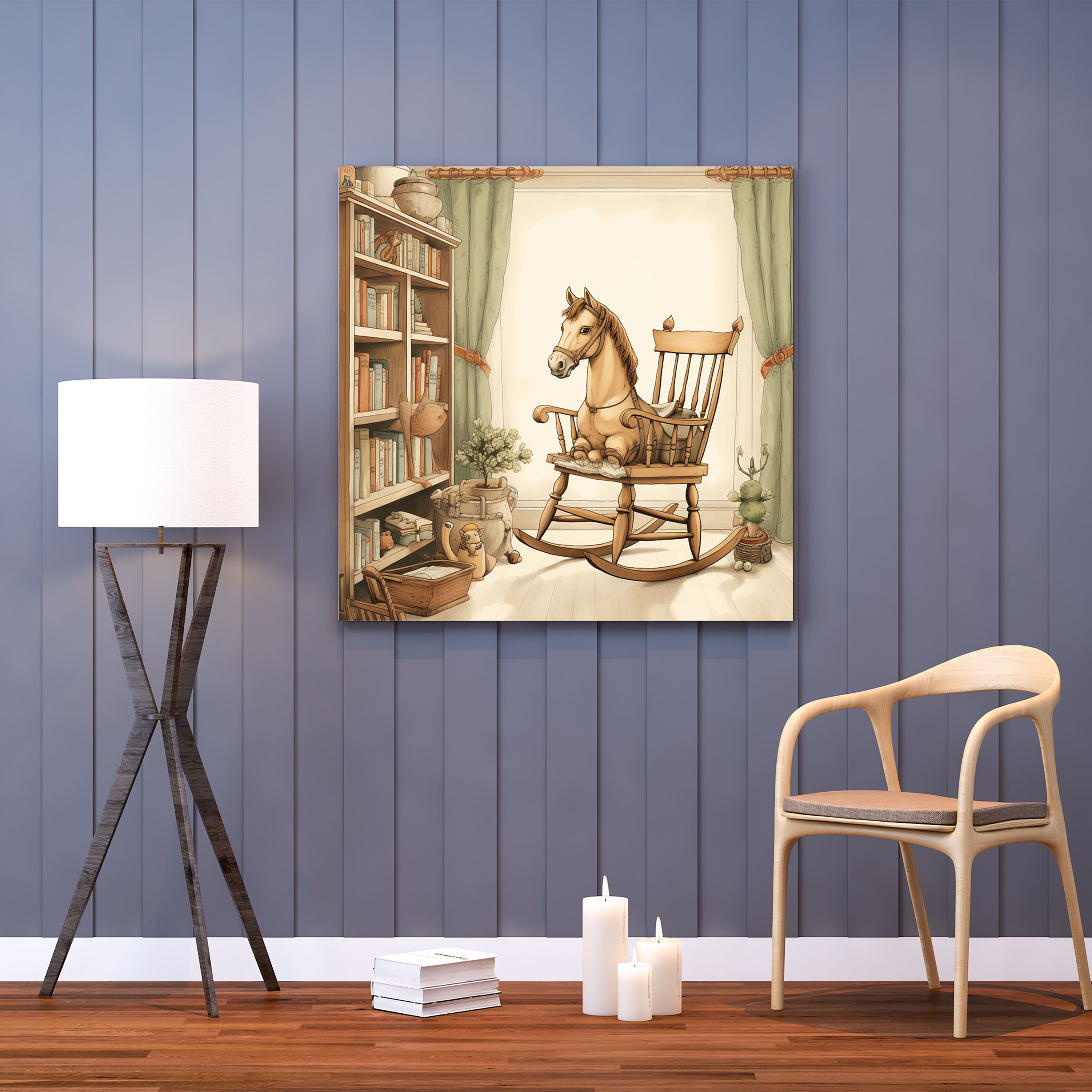 Vintage Nursery Wall Art - Nursery, Canvas, Canvas Print, Canvas Wall Art