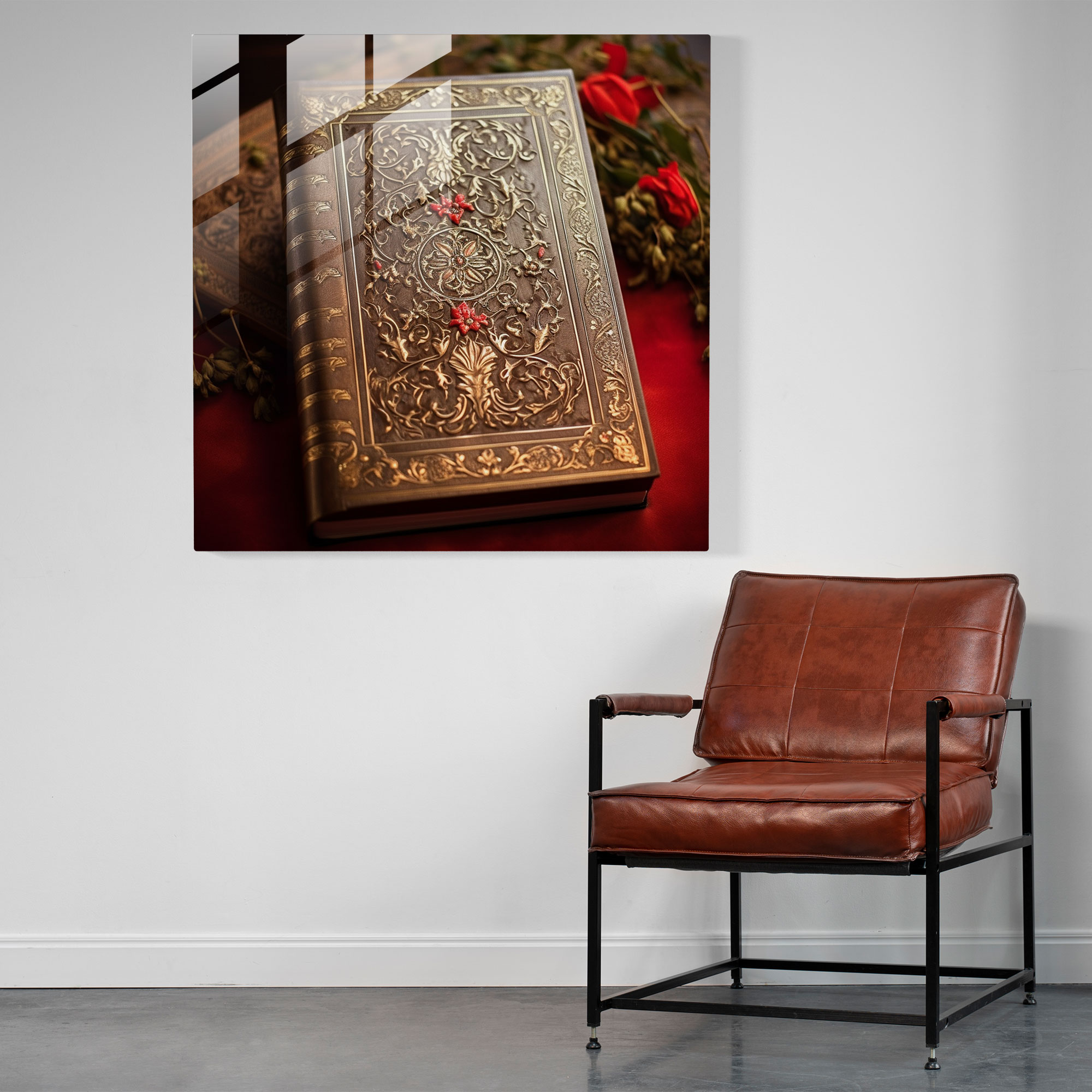 Ottoman Literature Glass Print - Ottoman Empire, Glass Wall Art, Ottoman Empire Literature, Glass Print