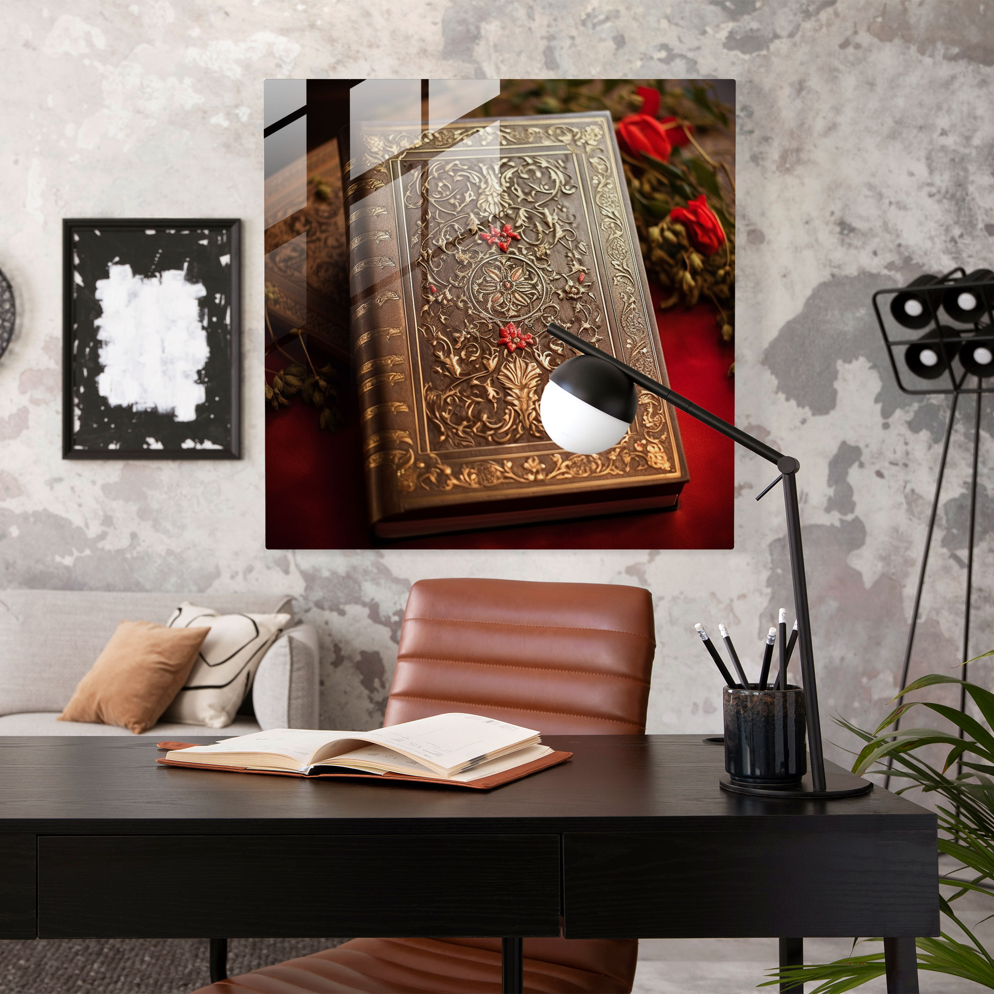 Ottoman Literature Glass Print - Ottoman Empire, Glass Wall Art, Ottoman Empire Literature, Glass Print