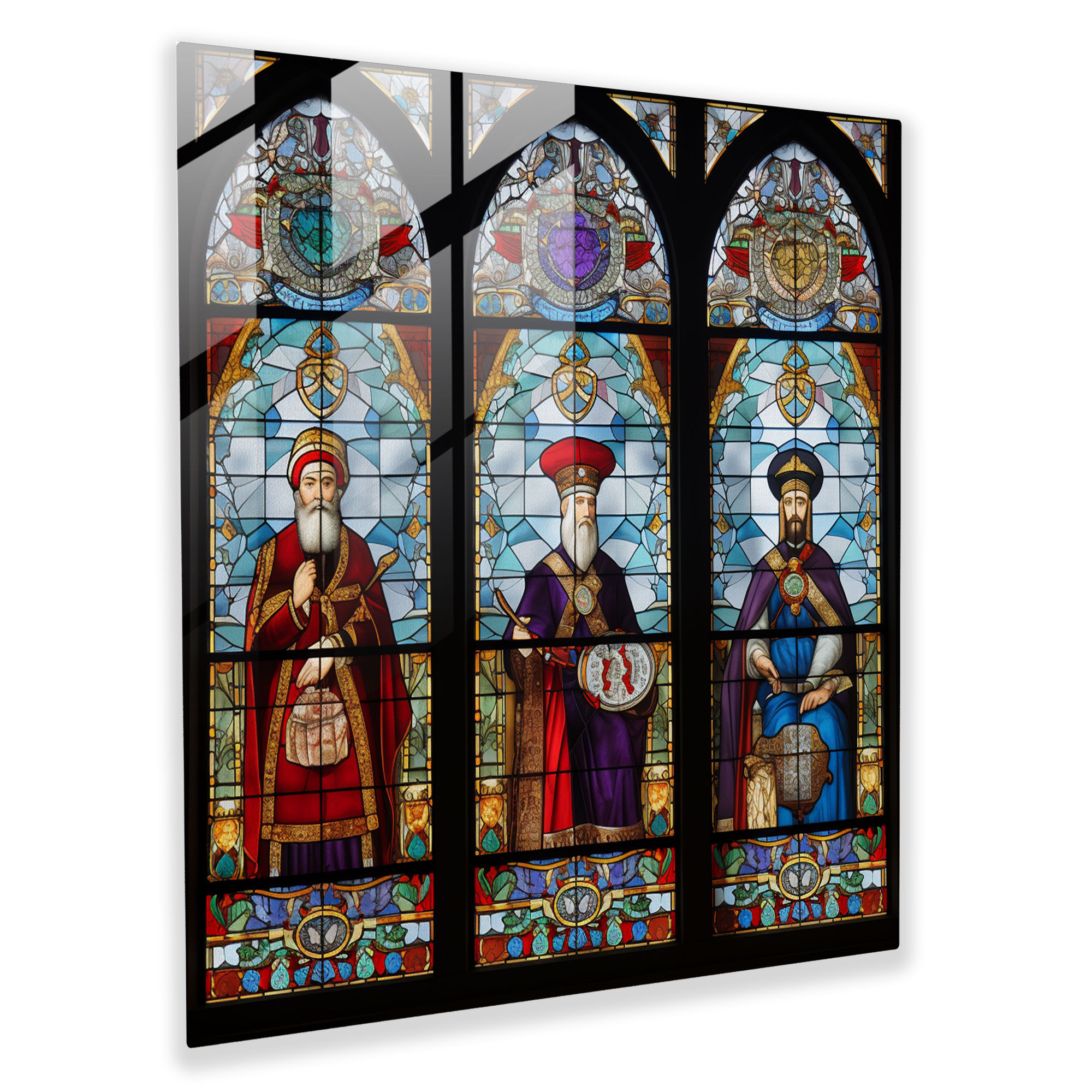 Ottoman Empire Stained Glass Print - Ottoman Empire, Wall Decoration, Historical Figures, Significant Events