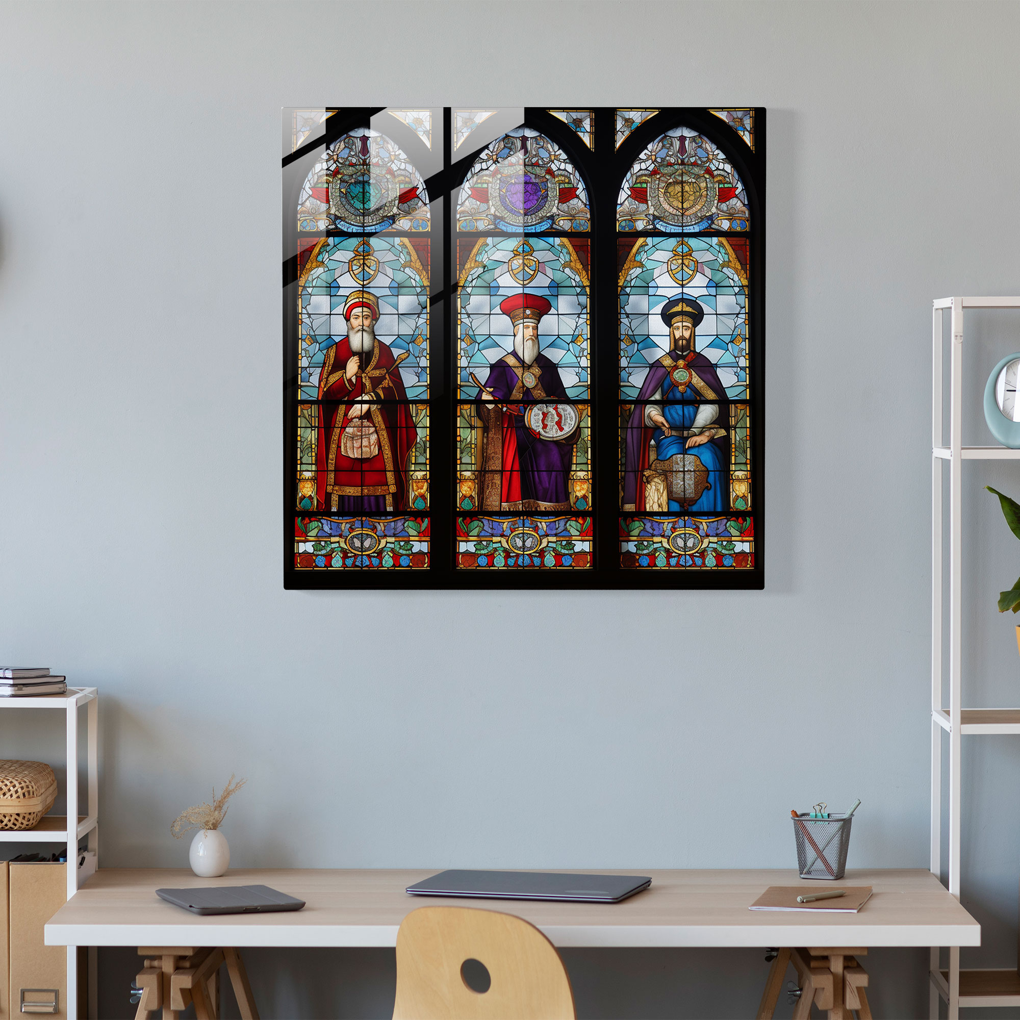 Ottoman Empire Stained Glass Print - Ottoman Empire, Wall Decoration, Historical Figures, Significant Events