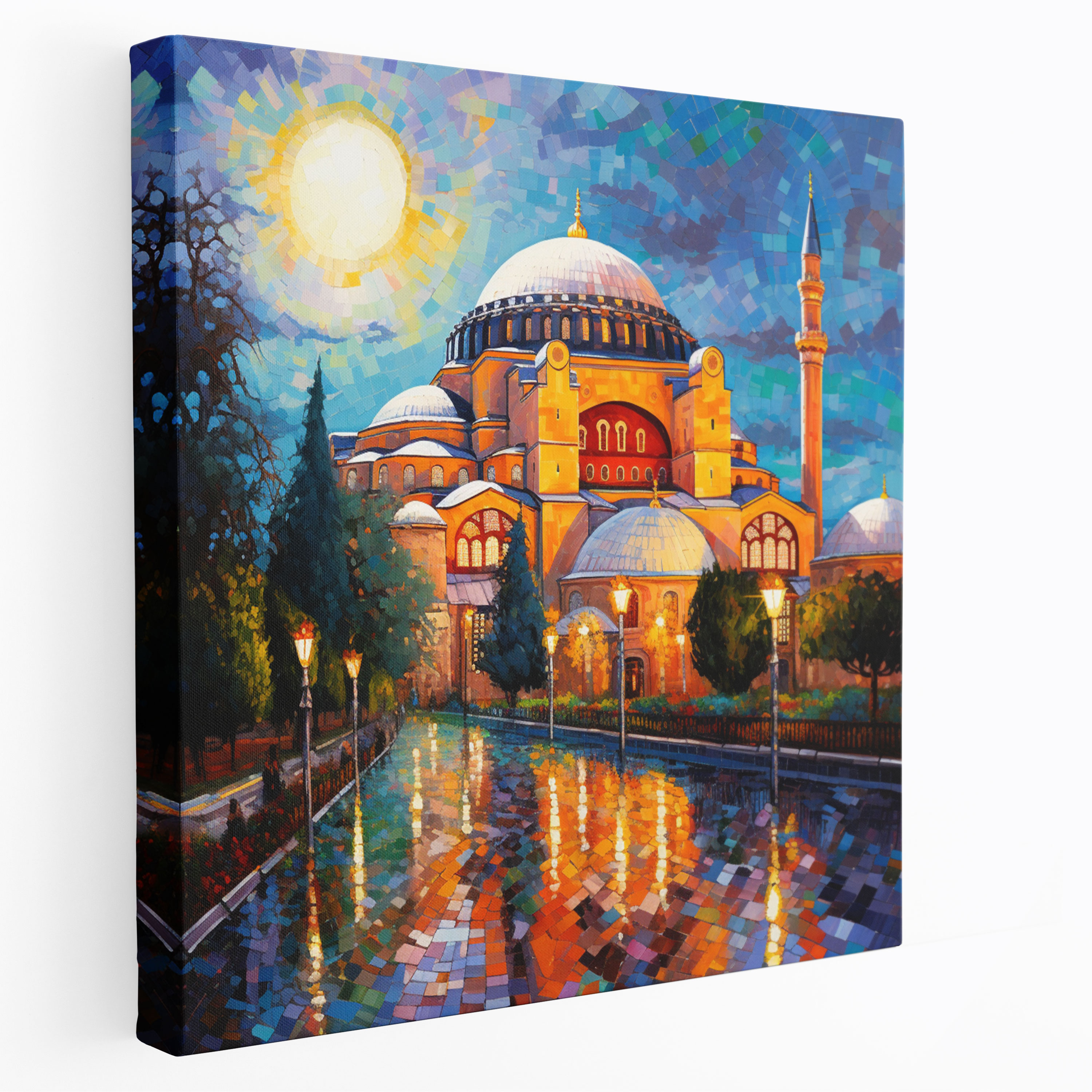Large Canvas Print: Mosaic Splendor of the Hagia Sophia