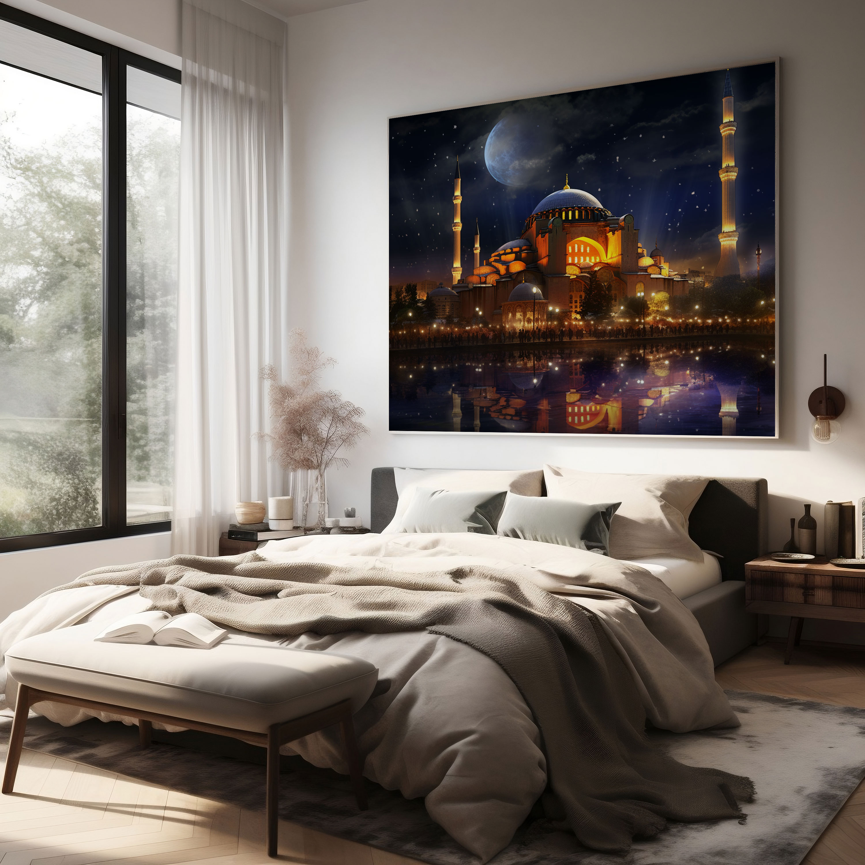 High Quality Canvas Print - Hagia Sophia Illustration