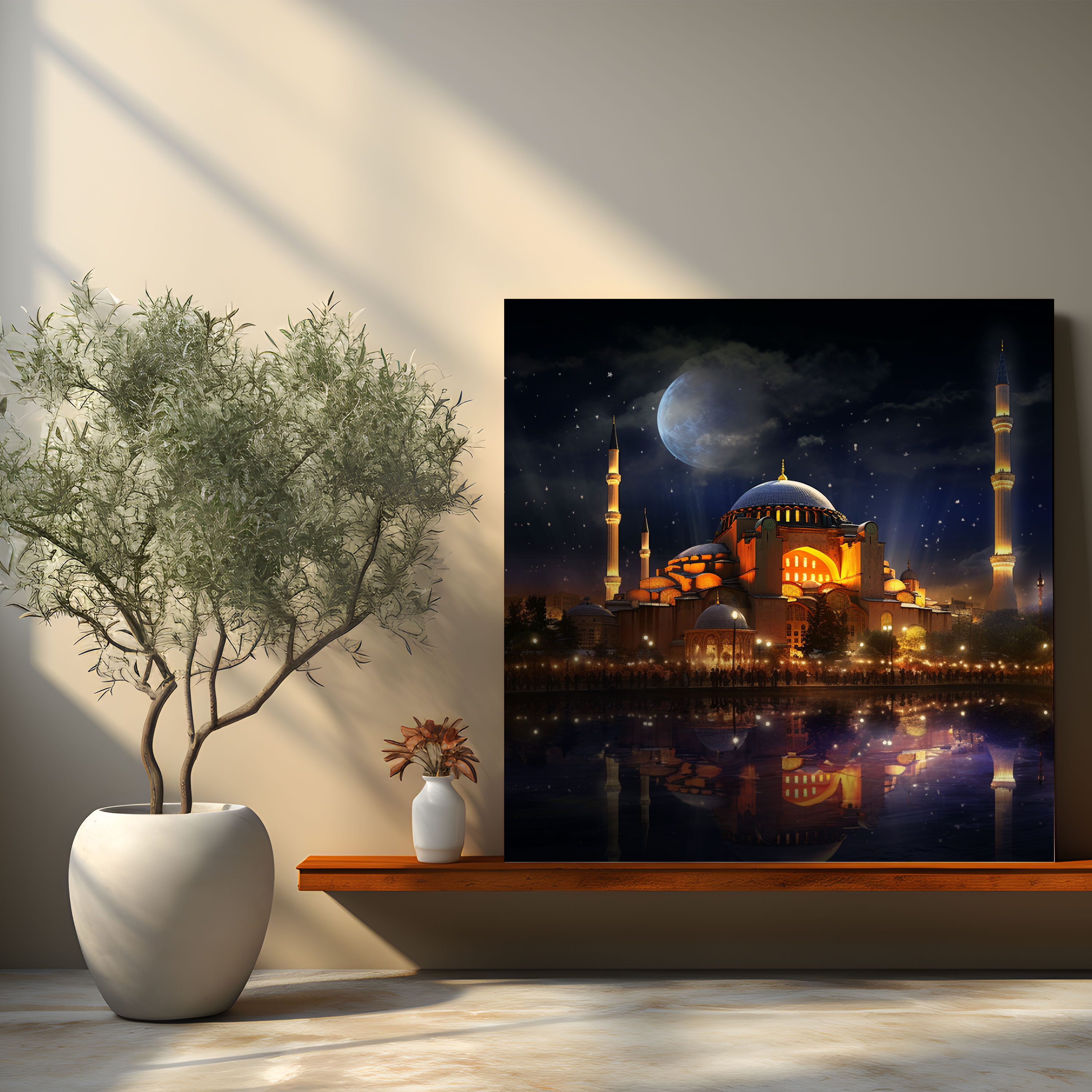 High Quality Canvas Print - Hagia Sophia Illustration