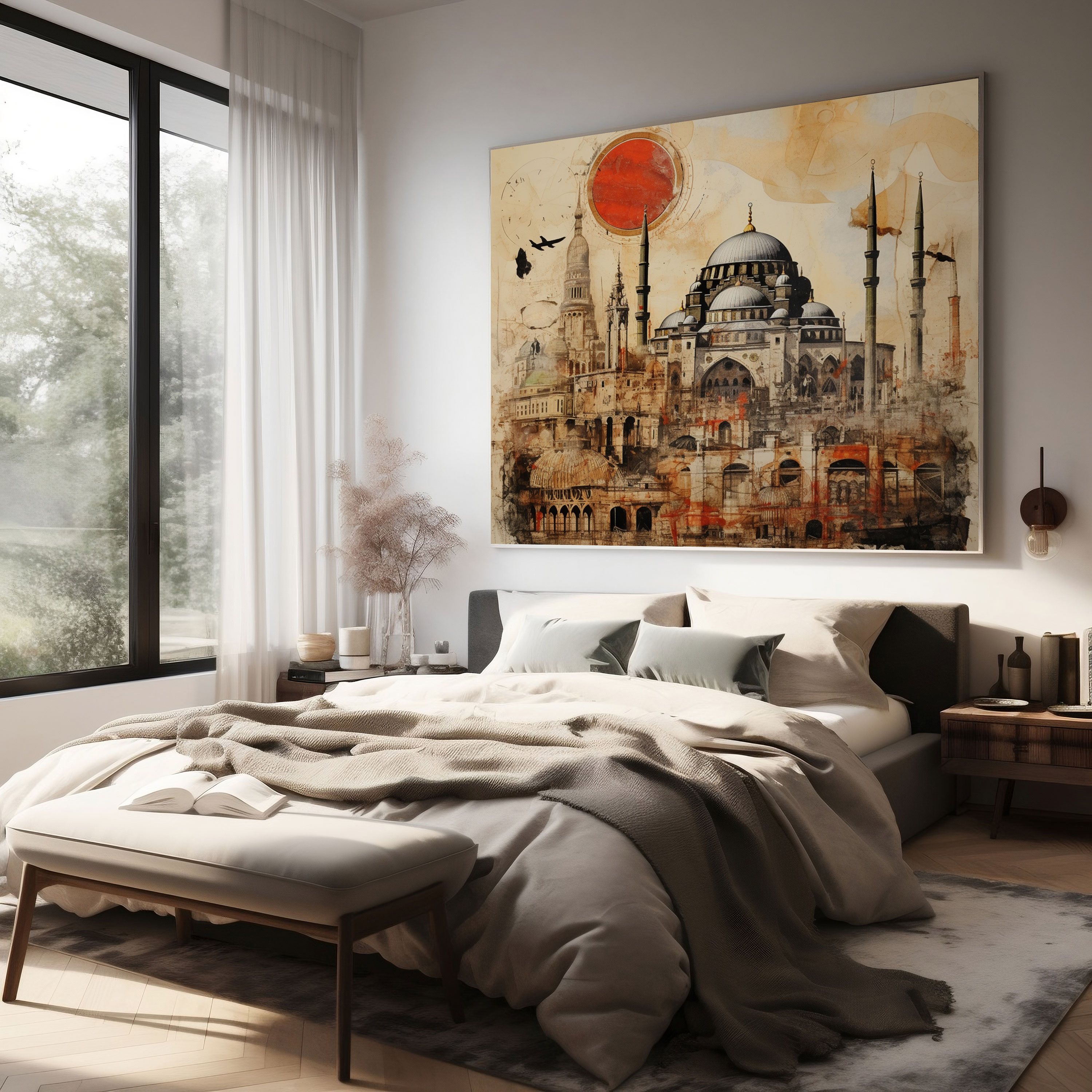 Yüksek Kaliteli Kanvas Tablo - Osmanlı Mirası Kolajı