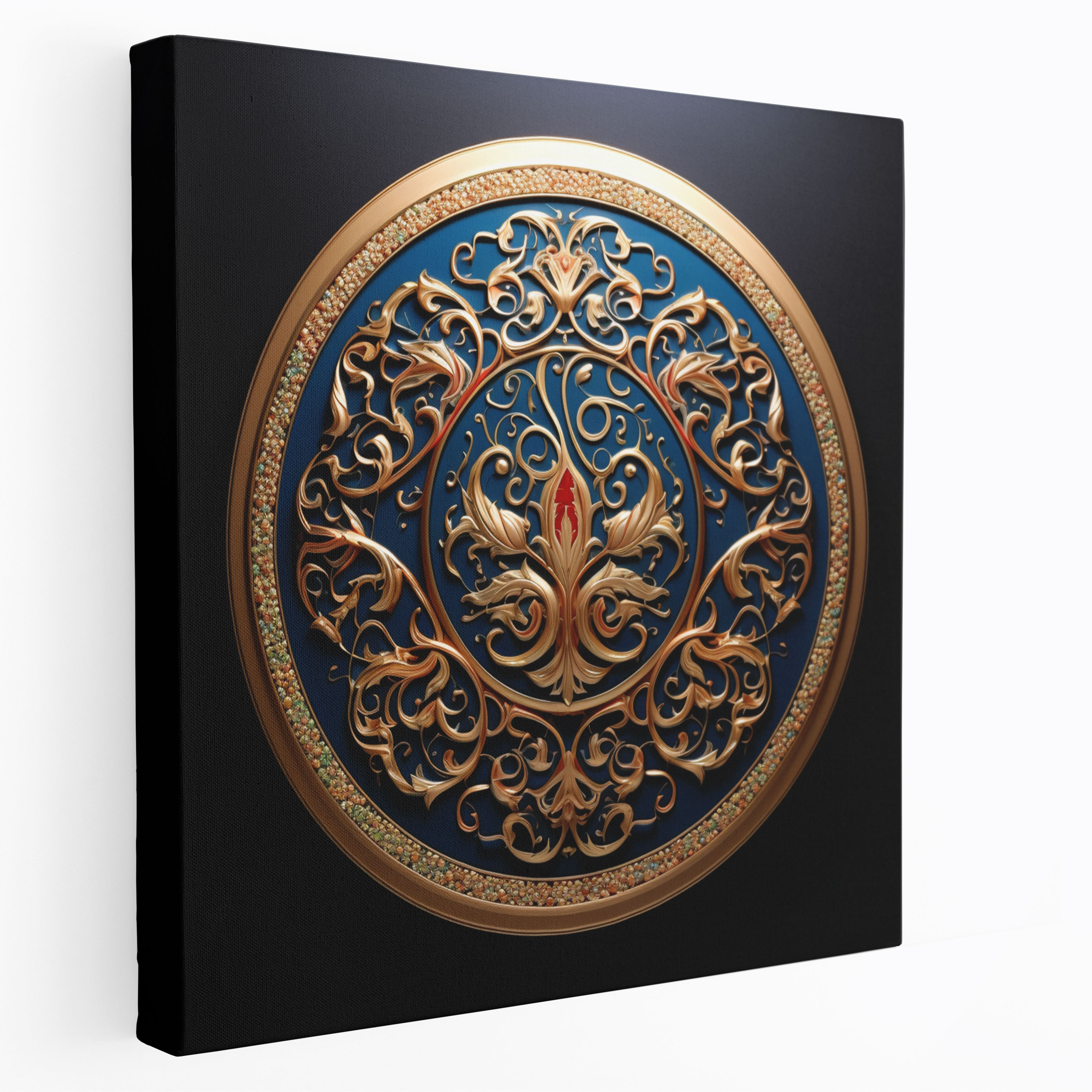 Ottoman Crest Calligraphy Canvas Print