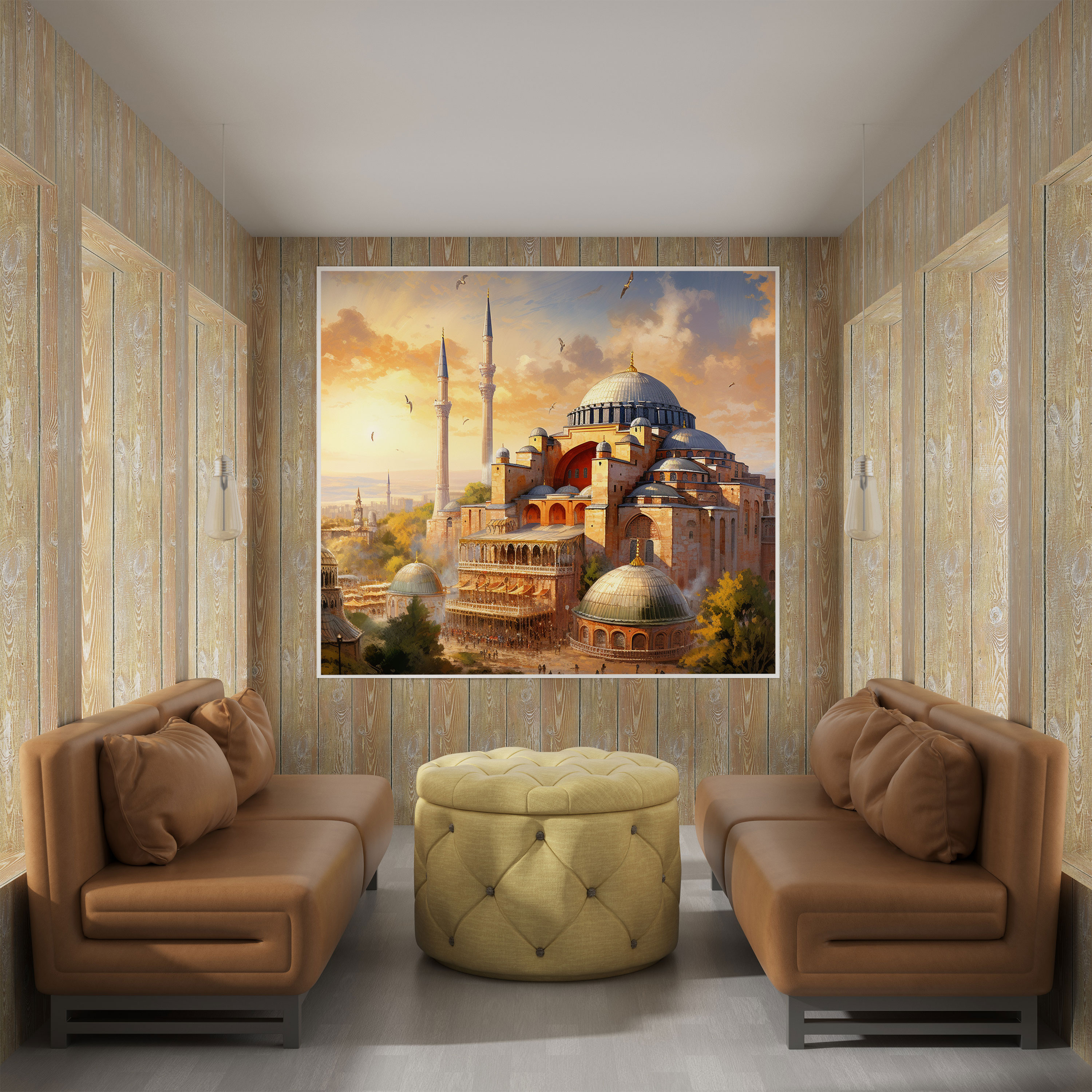 Hagia Sophia Architecture Canvas Print