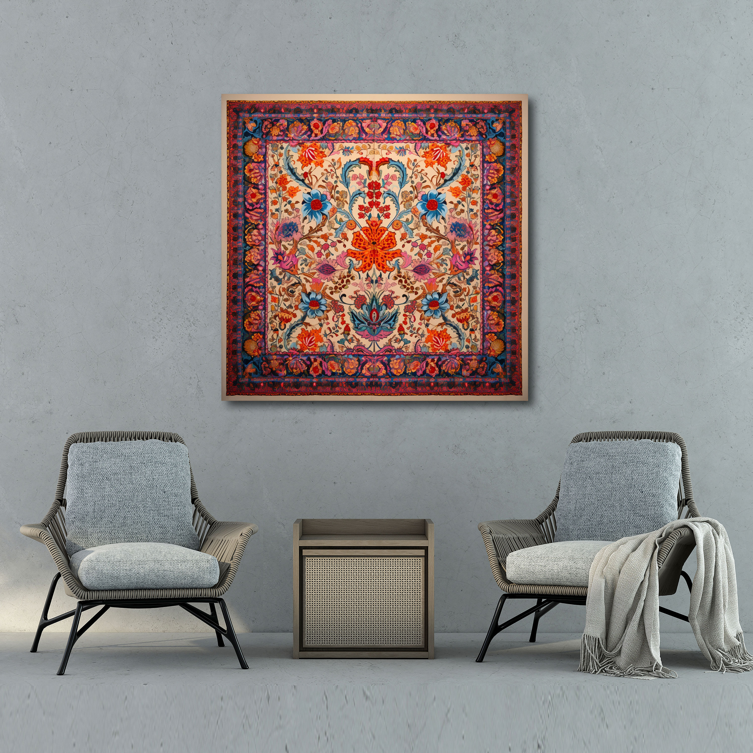 Ottoman Carpet Canvas Print