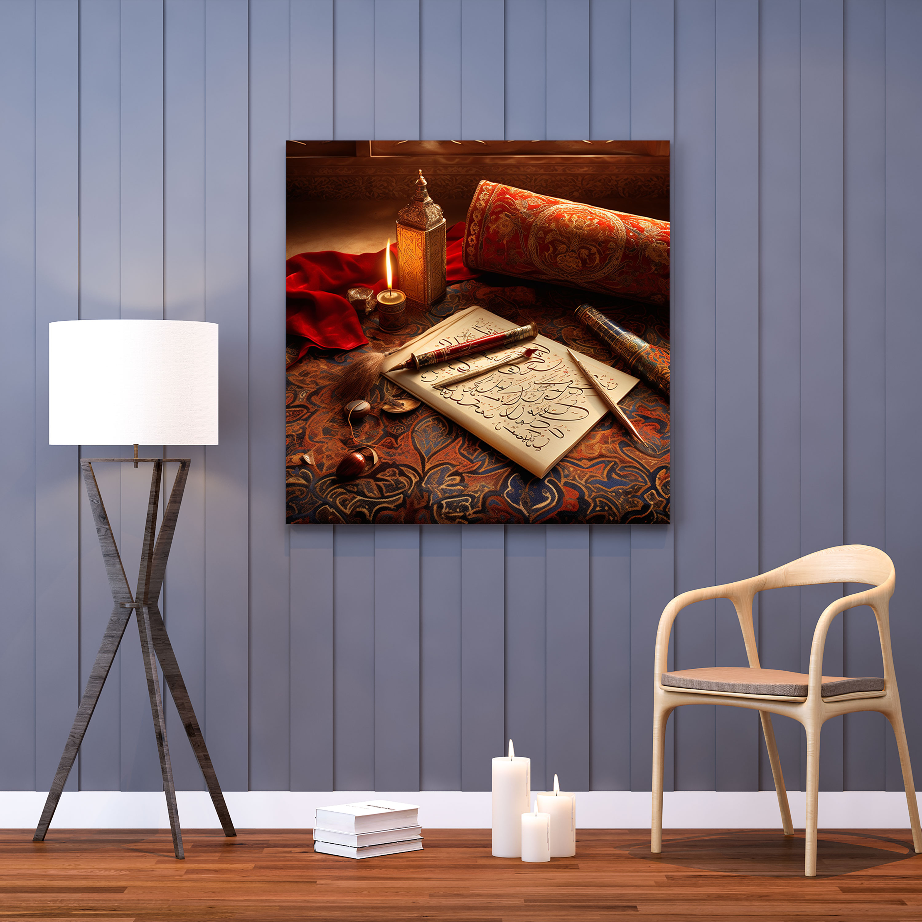 Elegant Ottoman Calligraphy - Canvas Print