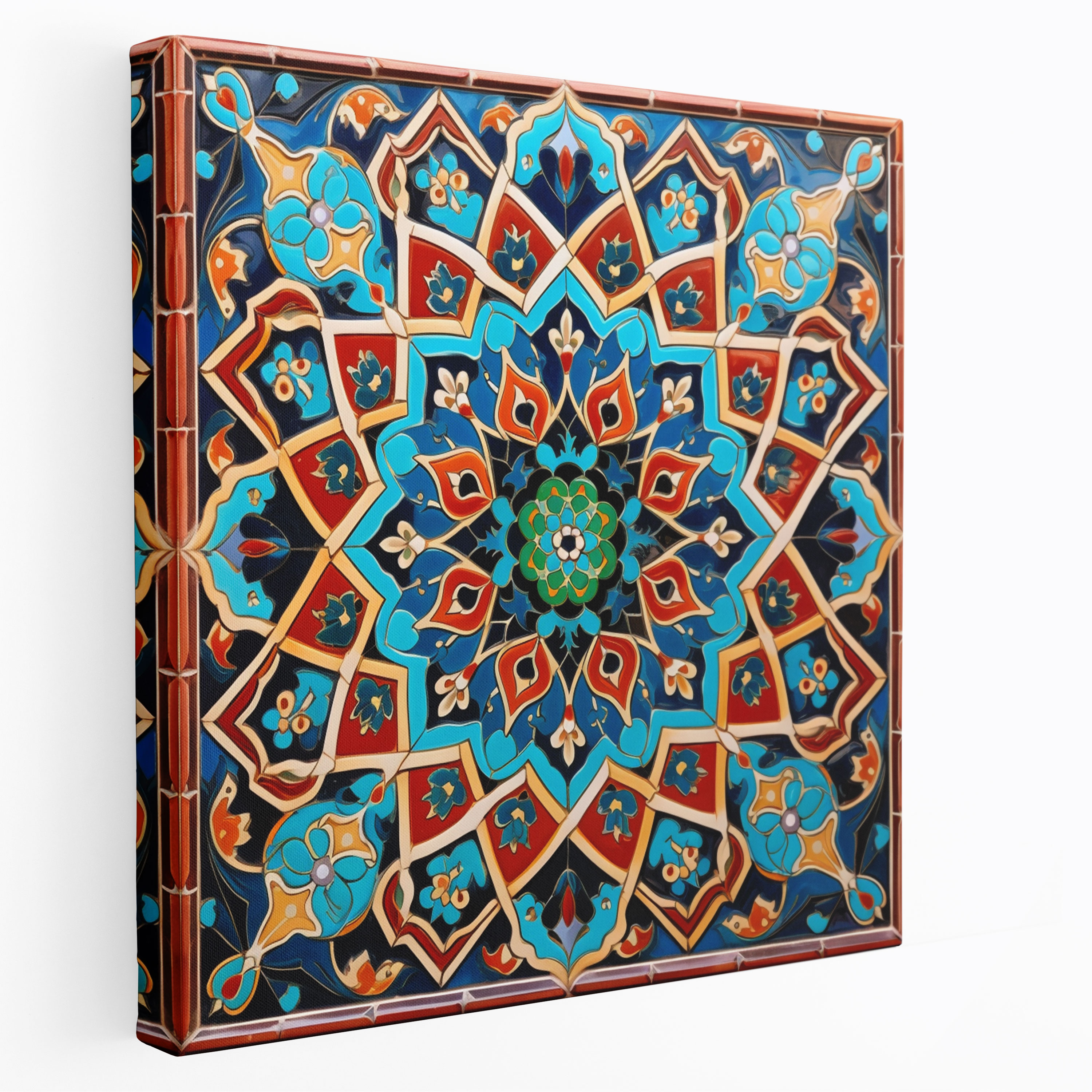 Intricate Mosaic Splendor - Canvas Print