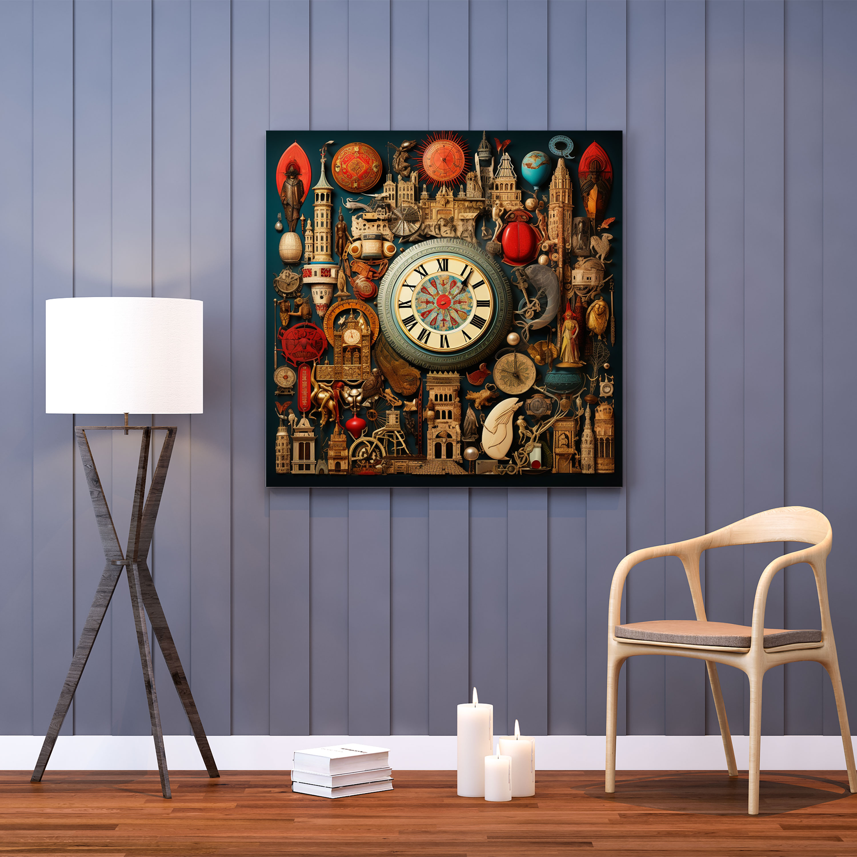 Cultural Ottoman Empire Mosaic Canvas Print