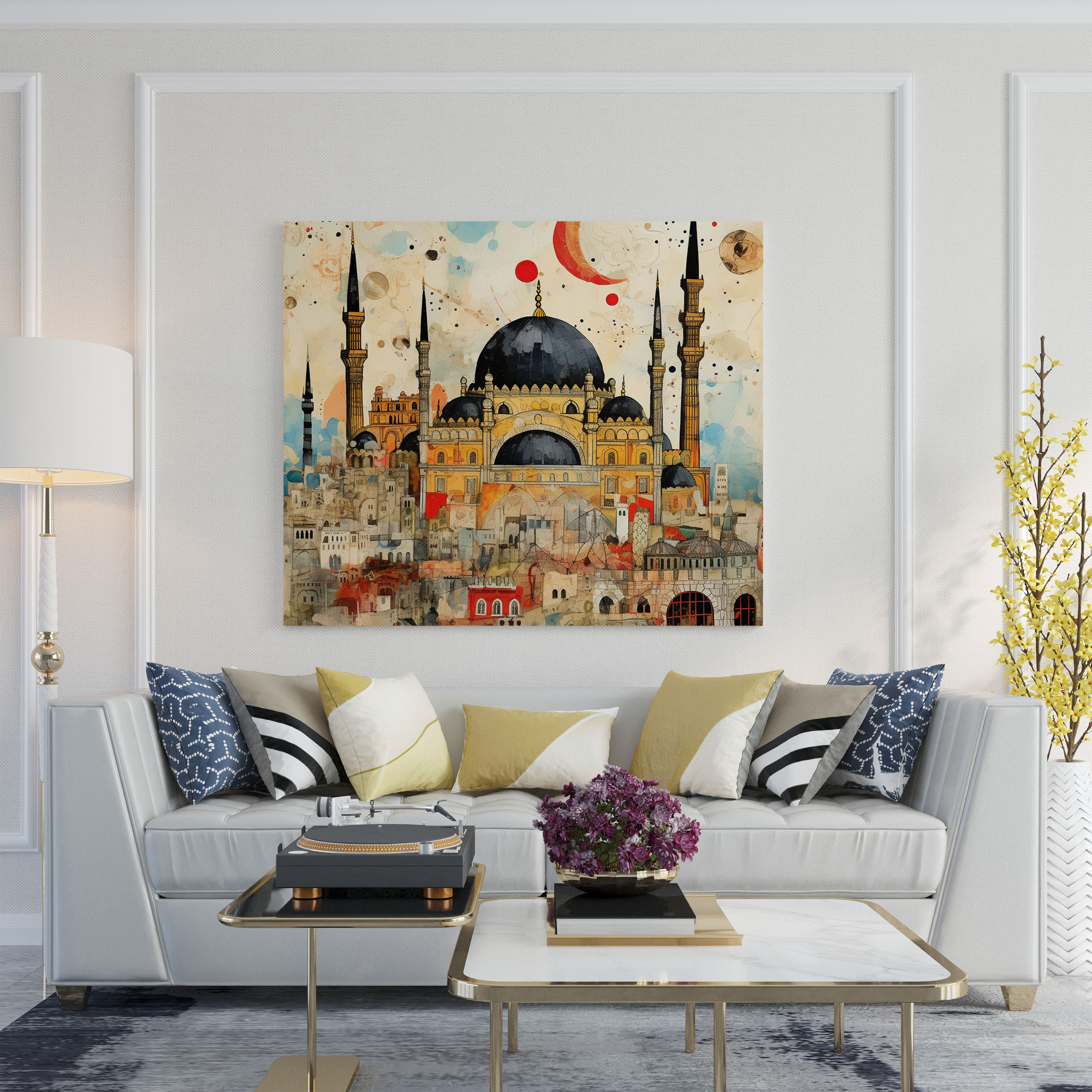 Contemporary Ottoman Architecture Canvas Print